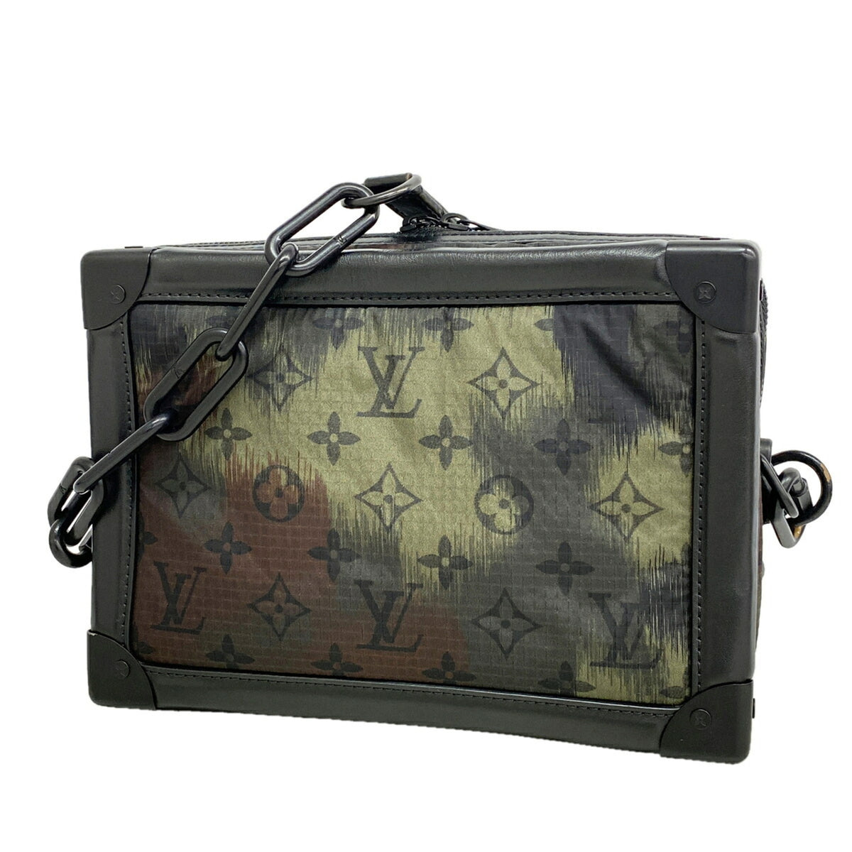 Louis Vuitton Black Khaki Shoulder Bag (Pre-Owned)