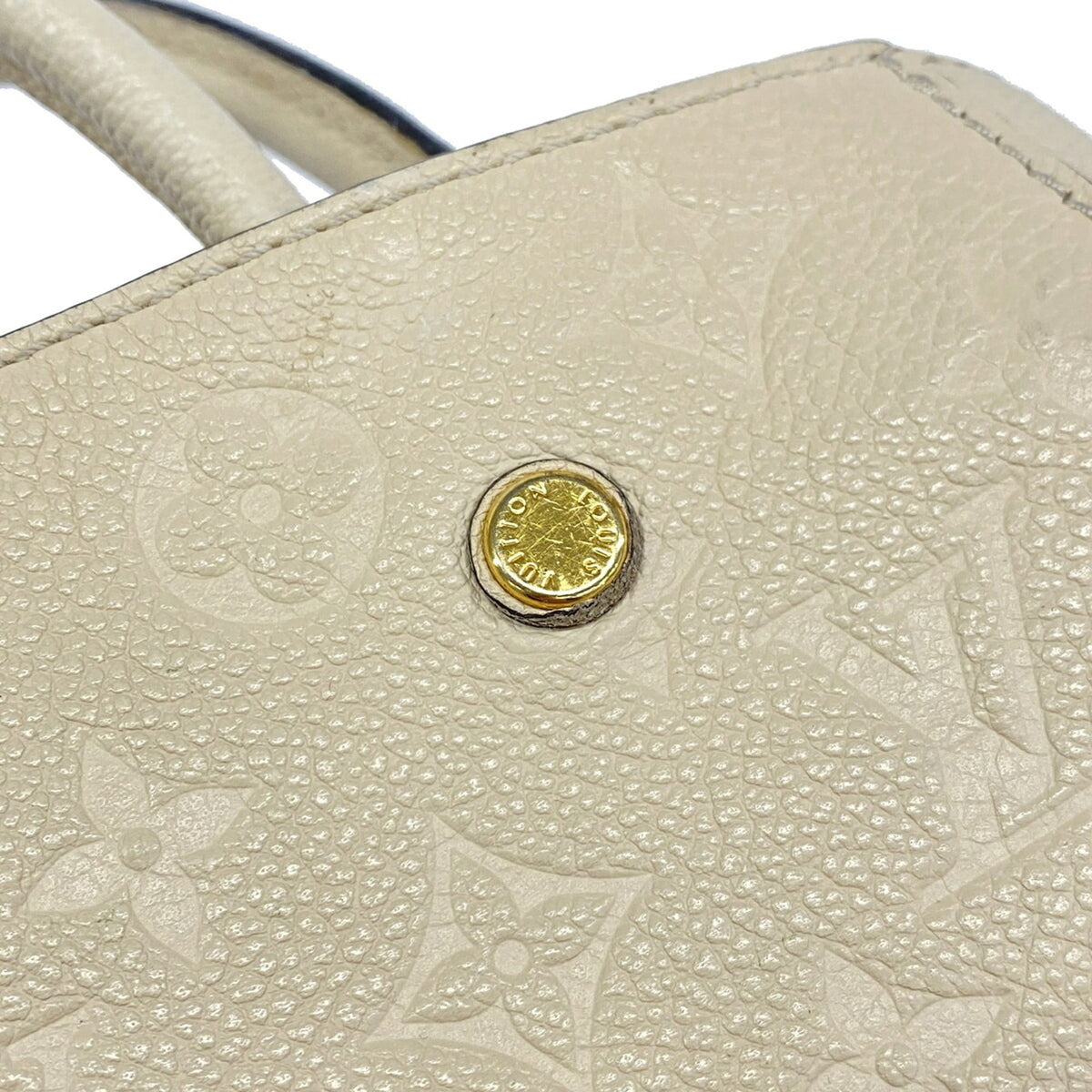 Louis Vuitton Cream Handbag (Pre-Owned)