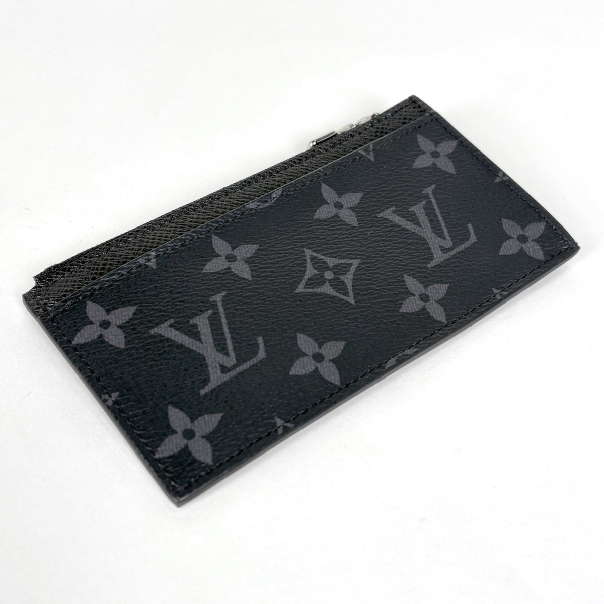Louis Vuitton Black Noir Taigarama Coin Purse/Coin Case (Pre-Owned)