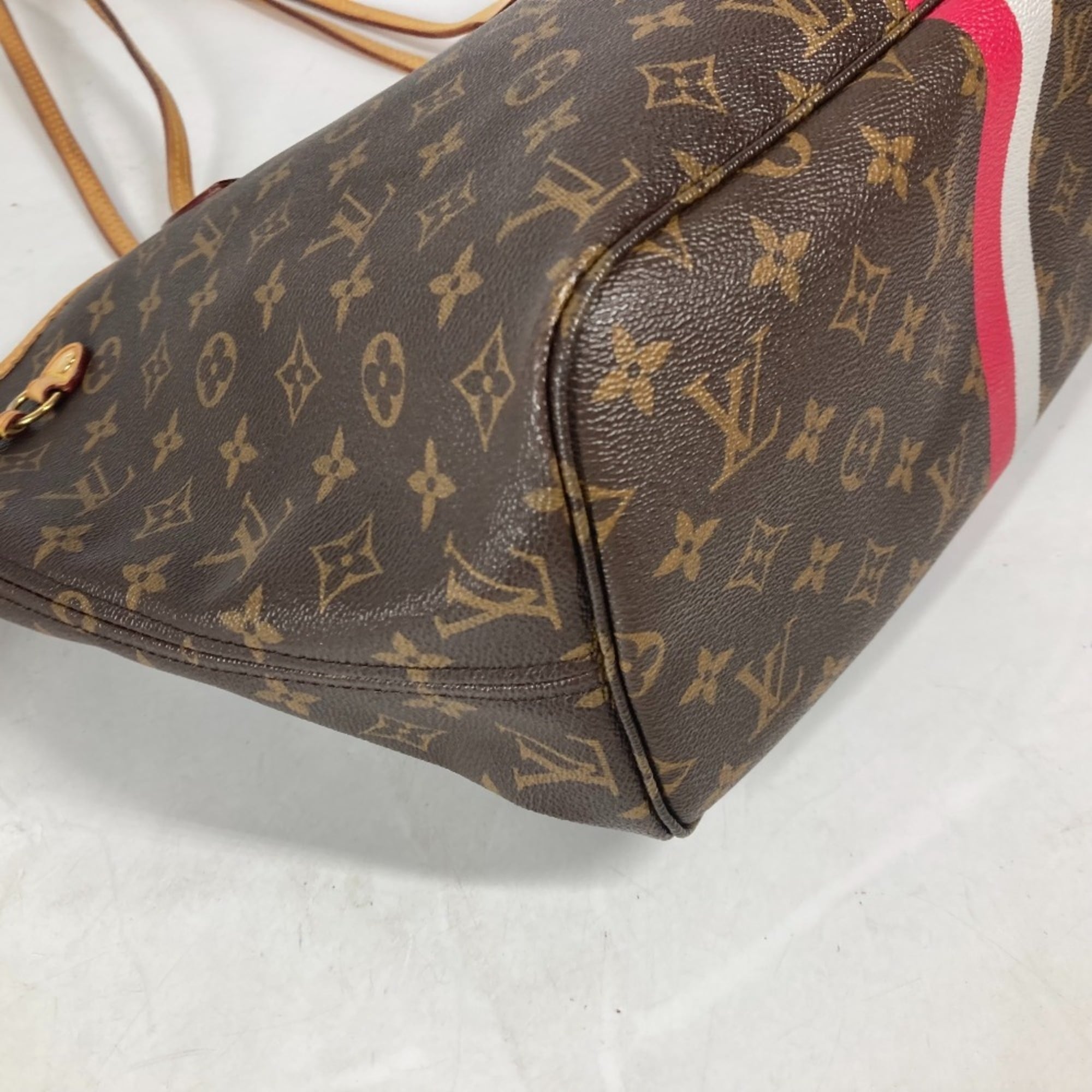 Louis Vuitton Brown Monogram Pink Pivoine Monogram Shoulder Bag Tote Bag (Pre-Owned)