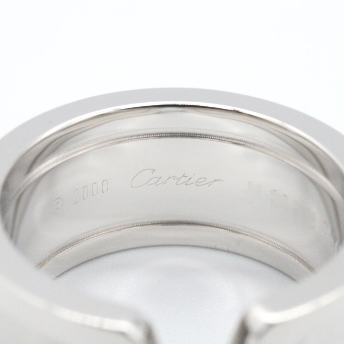 Cartier Silver White Gold (18K) Band Ring (Pre-Owned)