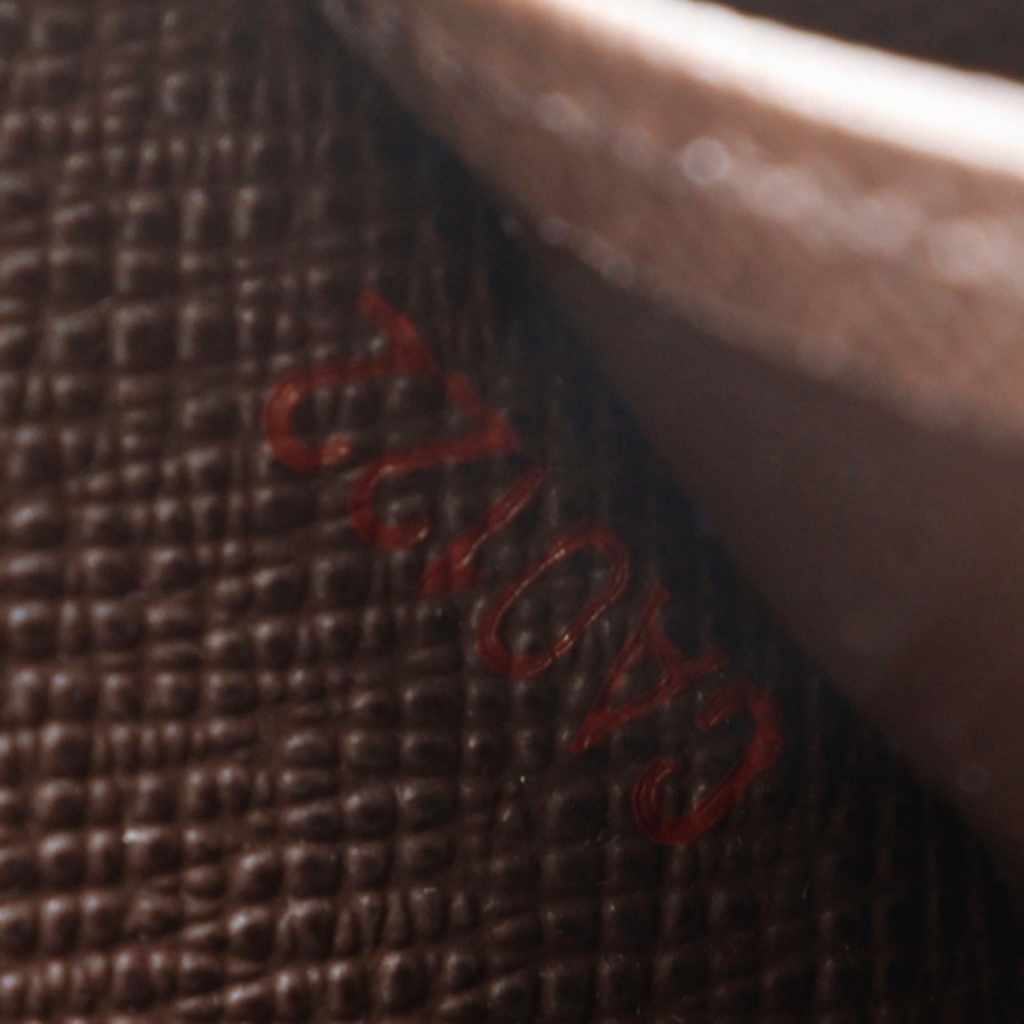 Louis Vuitton Brown Damier Canvas Long Wallet (Bi-Fold) (Pre-Owned)