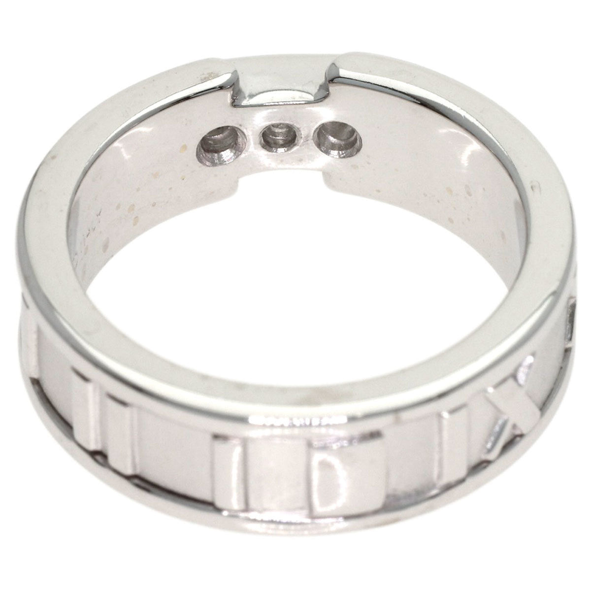 Tiffany Atlas White Gold (18K) Band Ring (Pre-Owned)