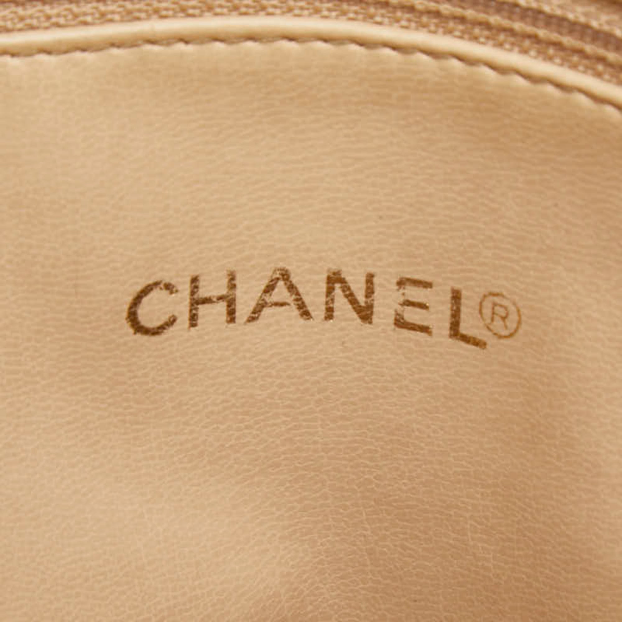 Chanel Beige Leather Tote Bag (Pre-Owned)