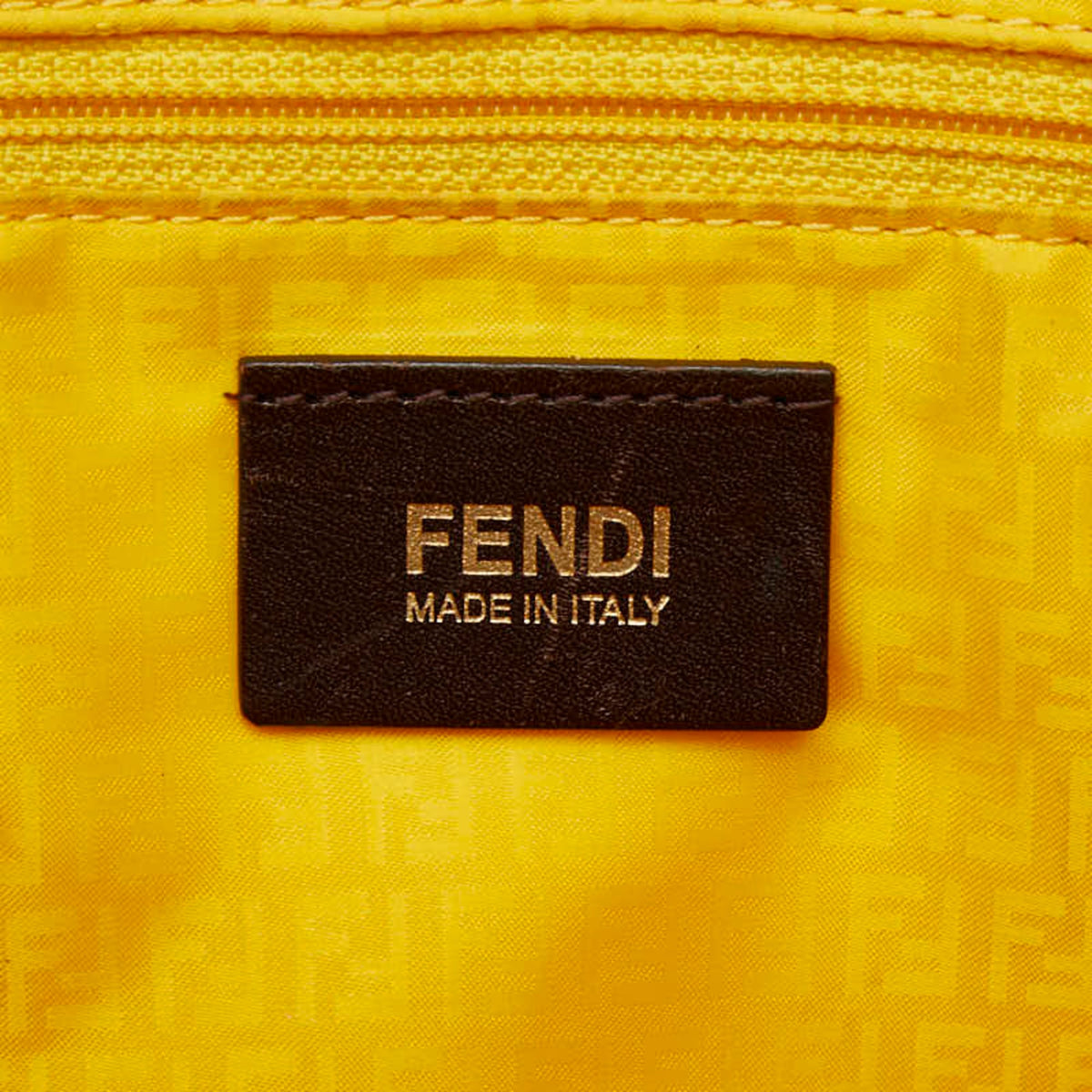 Fendi Brown Pvc Leather Tote Bag (Pre-Owned)