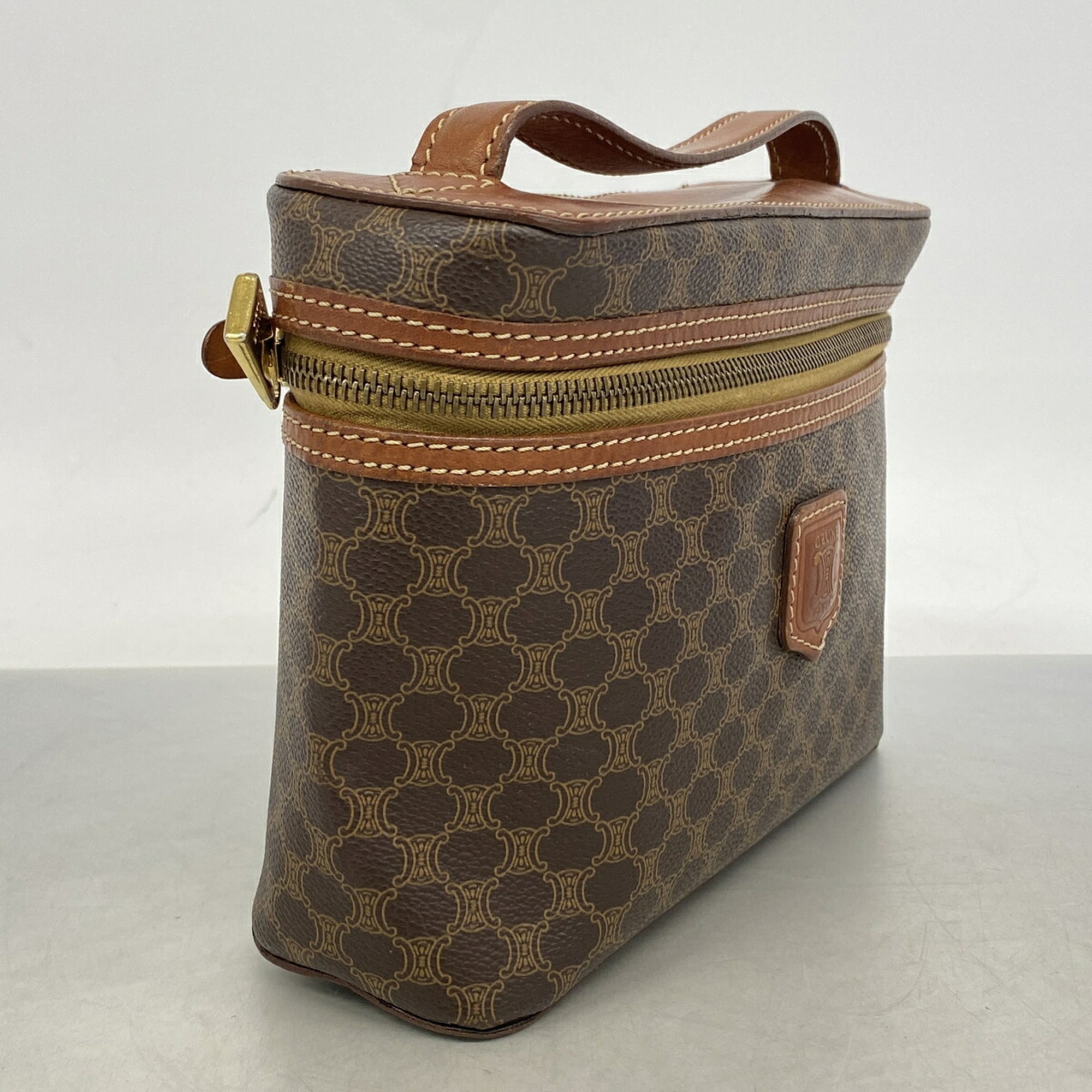 Celine Brown Pvc Vanity Bag (Pre-Owned)