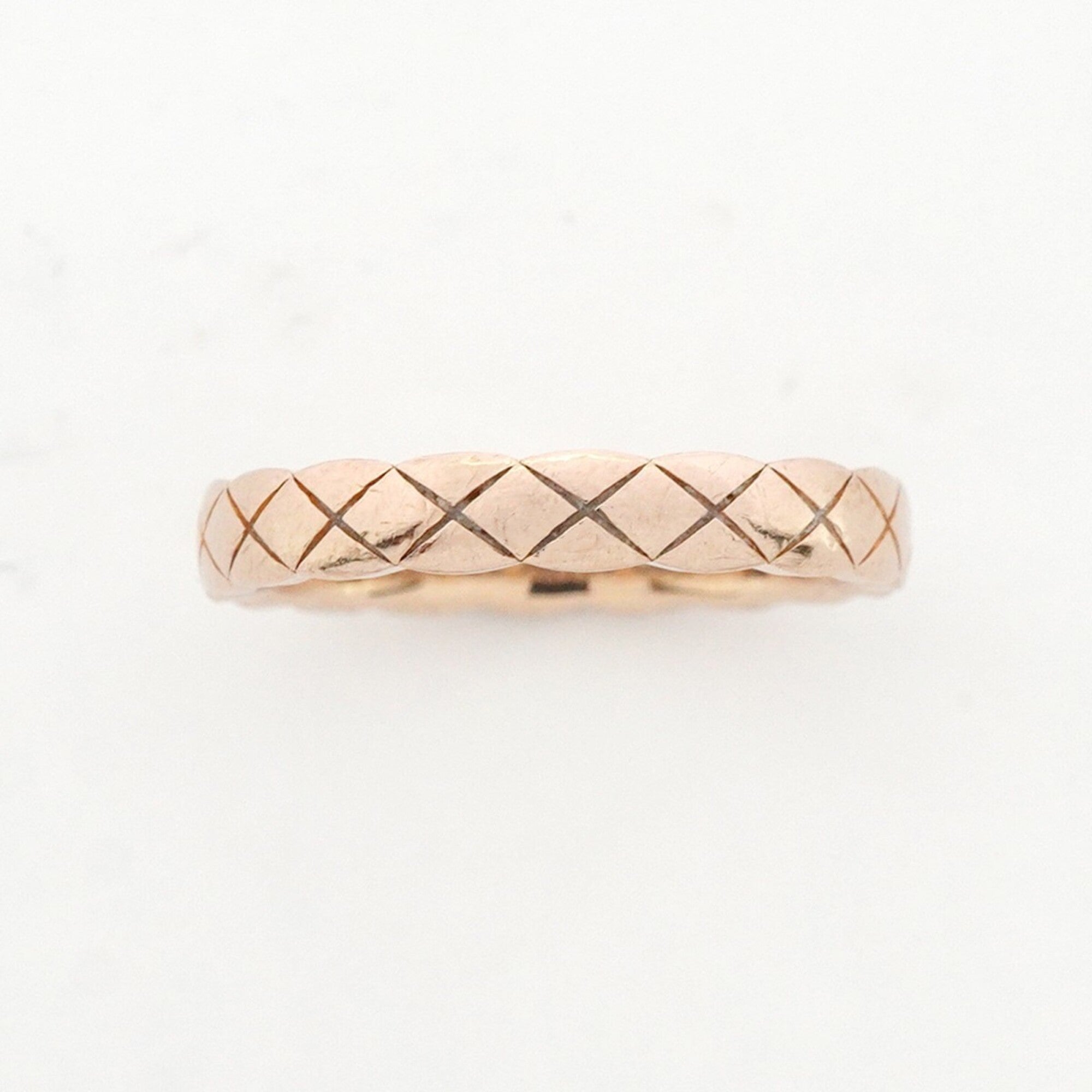 Chanel Pink Gold (18K) Band Ring (Pre-Owned)