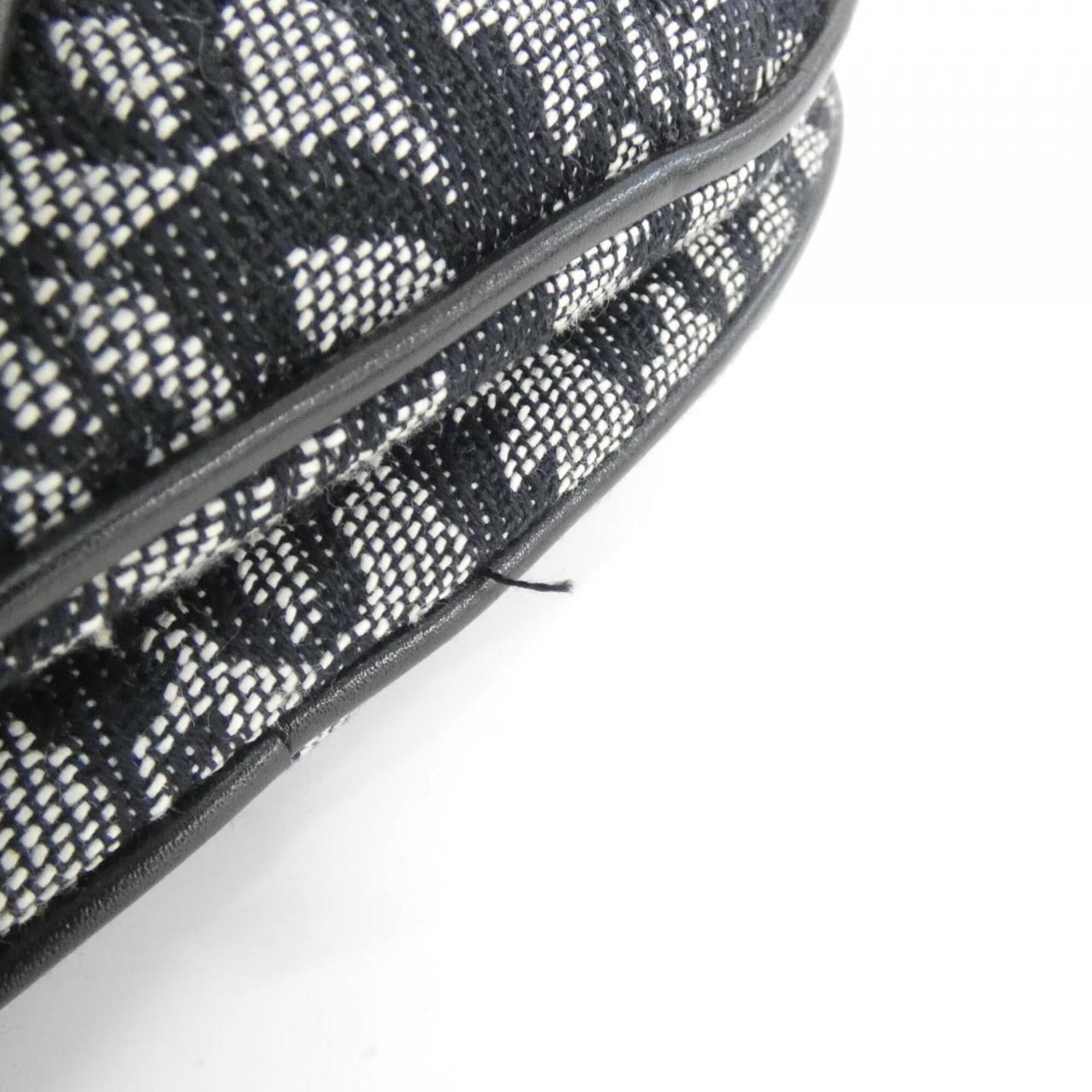 Christian Dior Black Canvas Shoulder Bag (Pre-Owned)