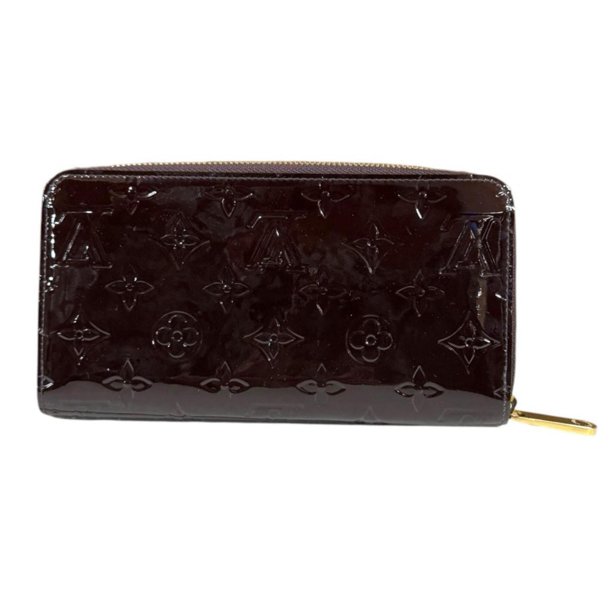 Louis Vuitton Monogram Vernis Amarante Purple Monogram Vernis Long Wallet (Bi-Fold) (Pre-Owned)