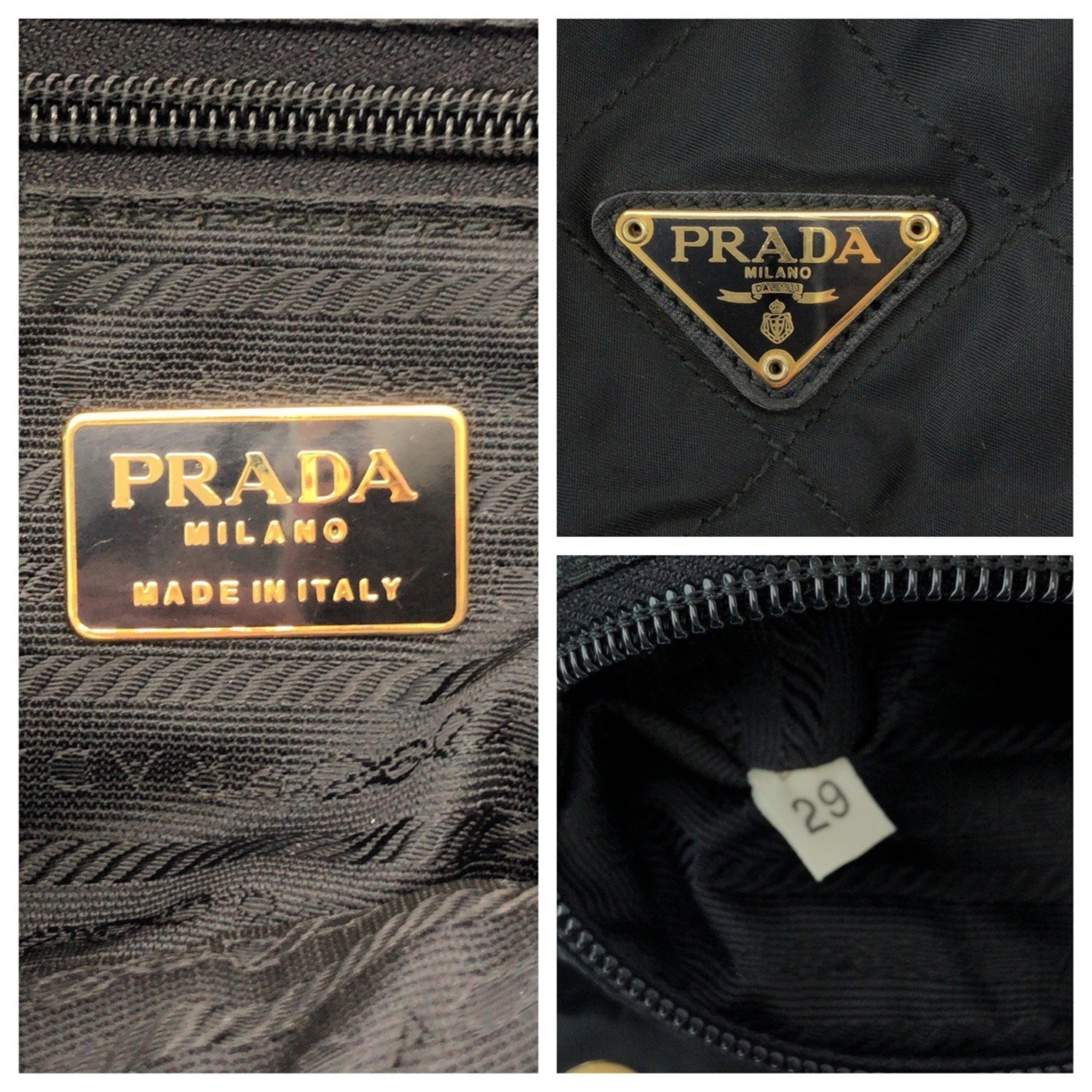 Prada Black Nylon Backpack (Pre-Owned)