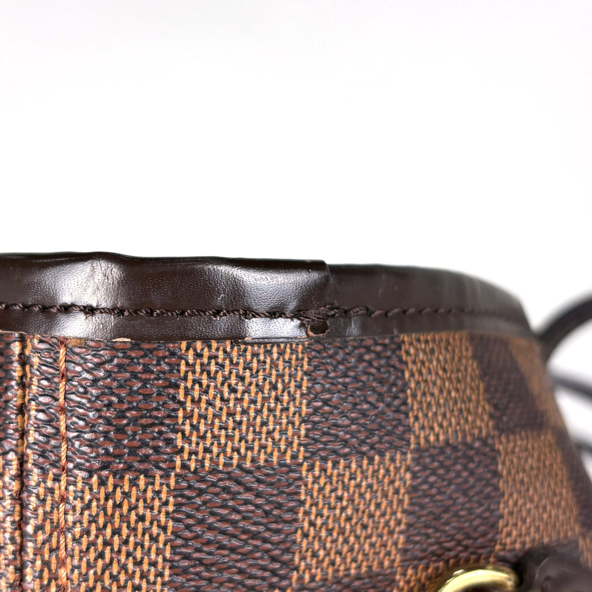 Louis Vuitton Brown Damier Canvas Shoulder Bag Tote Bag (Pre-Owned)