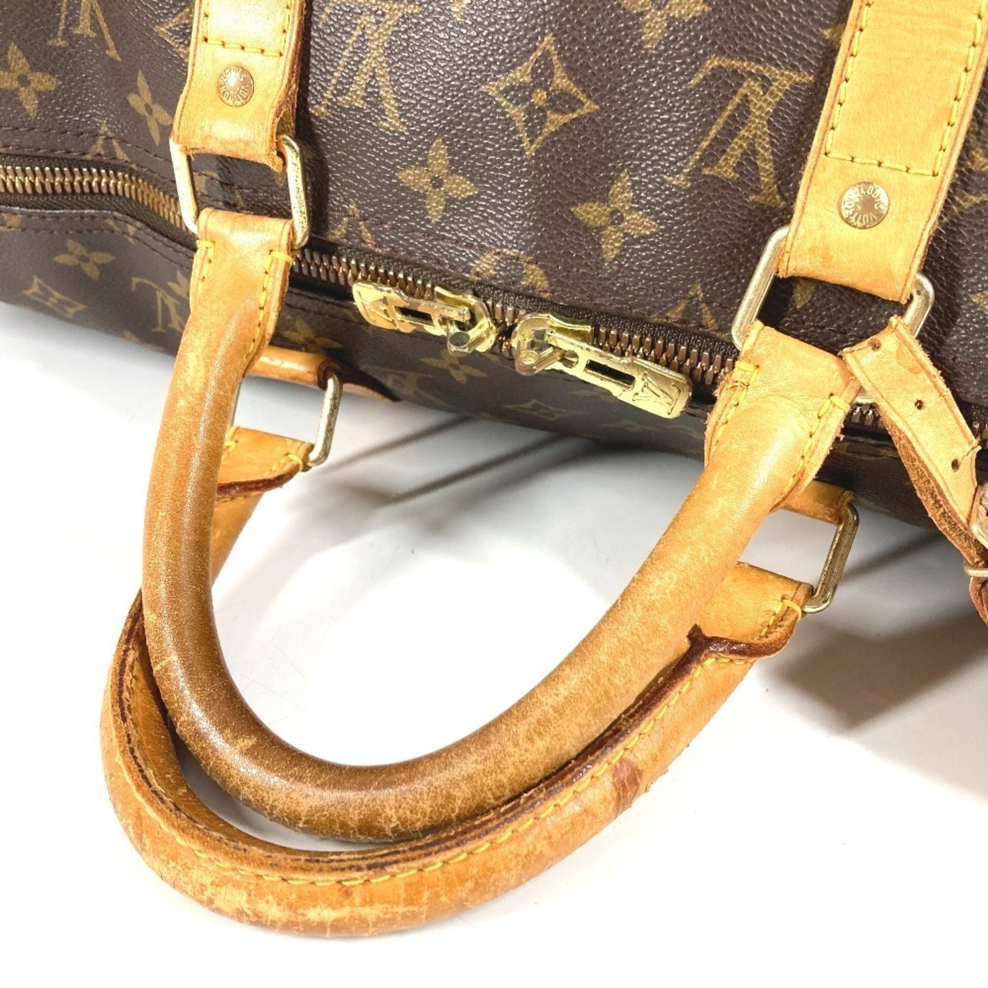 Louis Vuitton Brown Monogram Boston Bag Handbag (Pre-Owned)