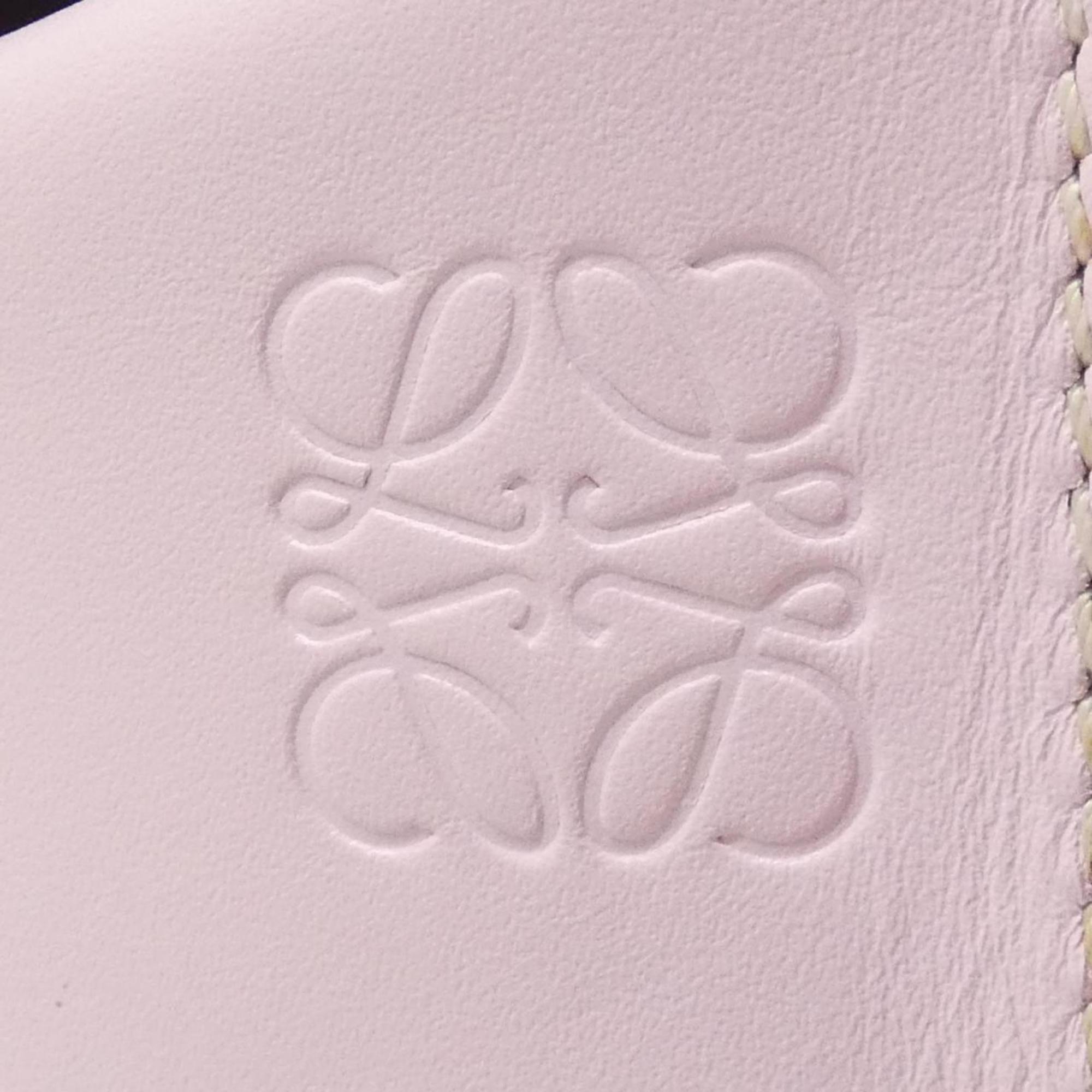 Loewe Pink Leather Shoulder Bag (Pre-Owned)