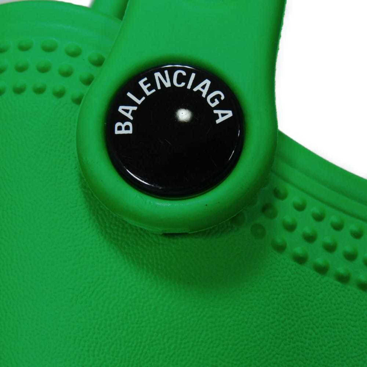 Balenciaga Green Rubber Pochette Shoulder Bag (Pre-Owned)