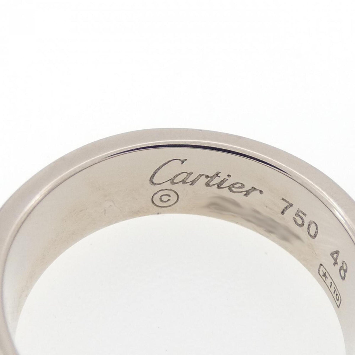 Cartier Love White Gold (18K) Band Ring (Pre-Owned)