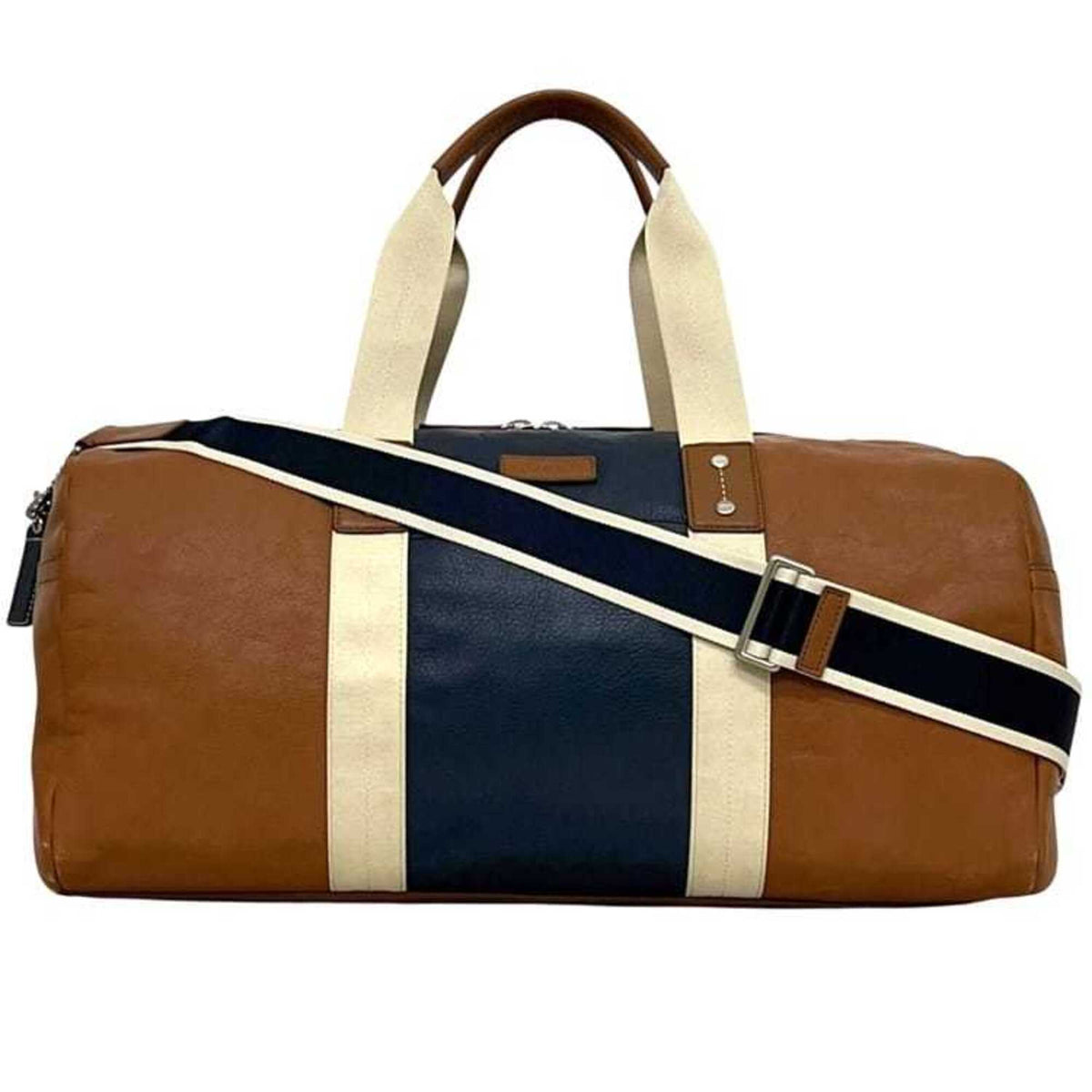 Coach Brown Leather Boston Bag (Pre-Owned)