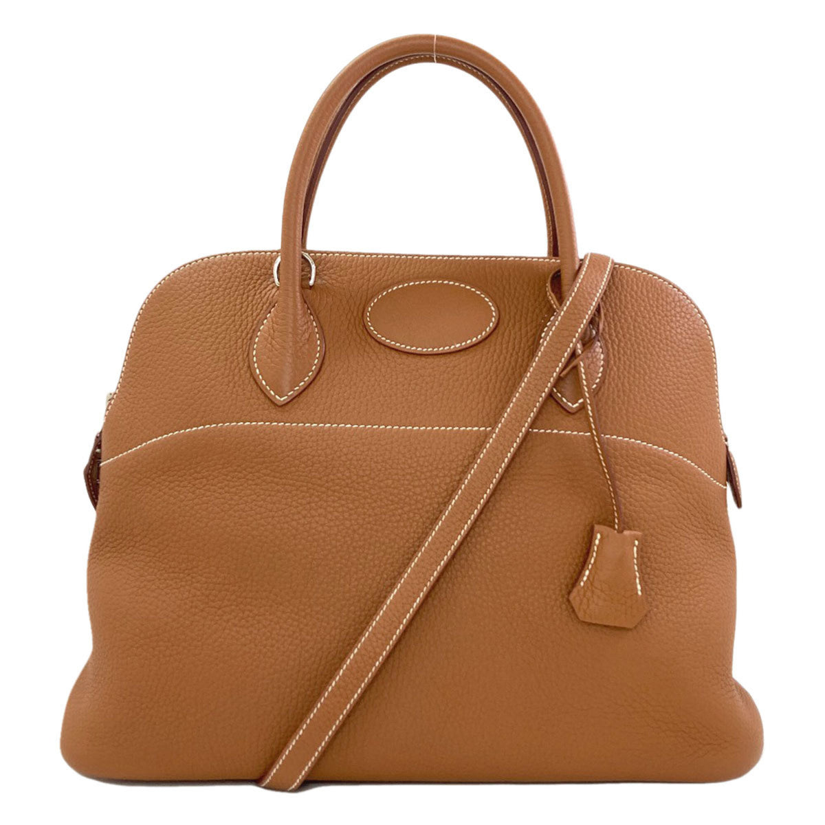 Hermes Bolide Gold Togo Leather Handbag (Pre-Owned)