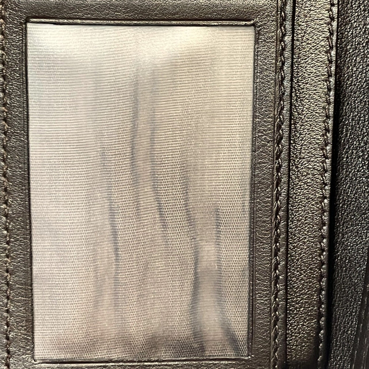 Gucci Brown Nylon Polyester Leather Long Wallet (Bi-Fold) (Pre-Owned)