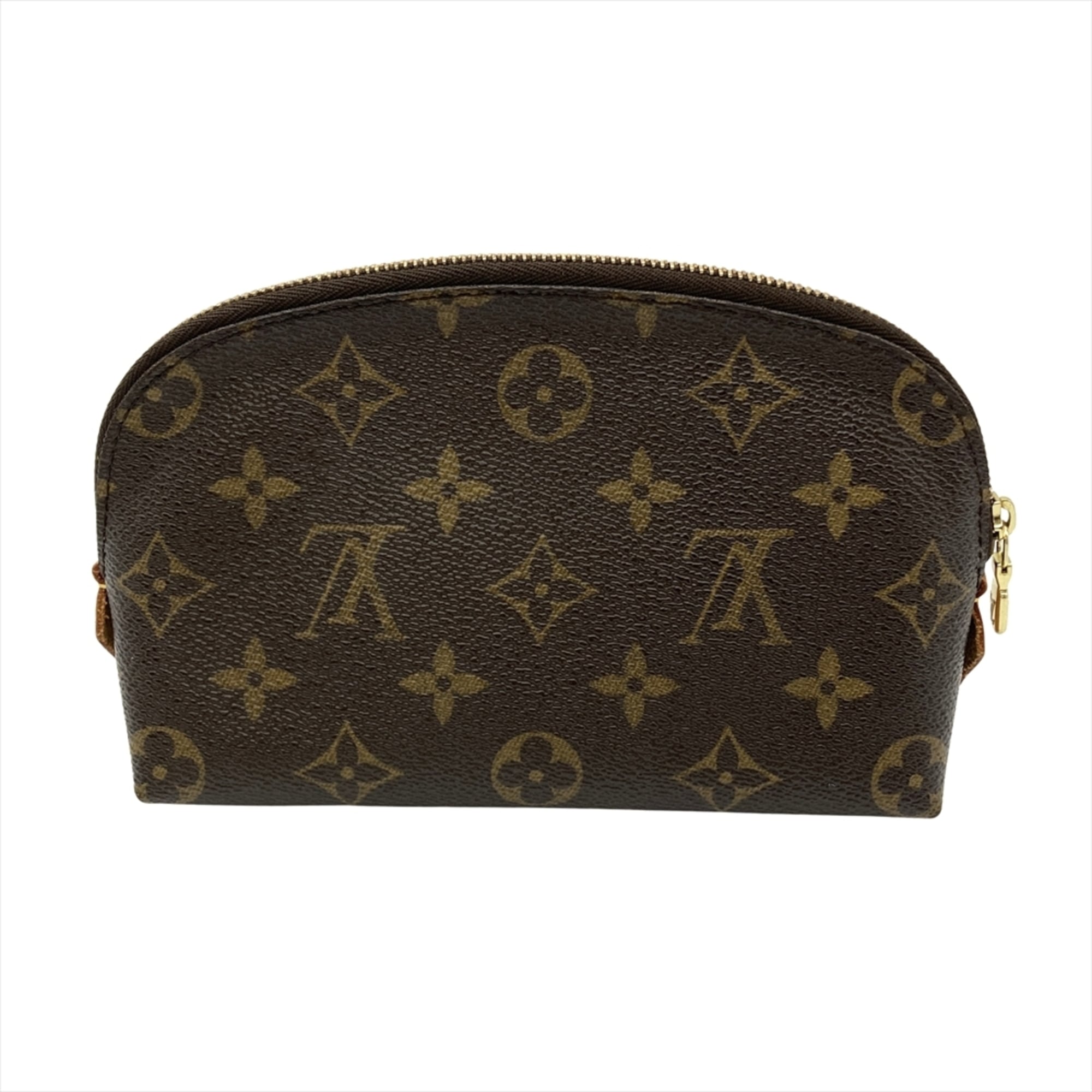 Louis Vuitton Brown Monogram Canvas Handbag Pouch (Pre-Owned)