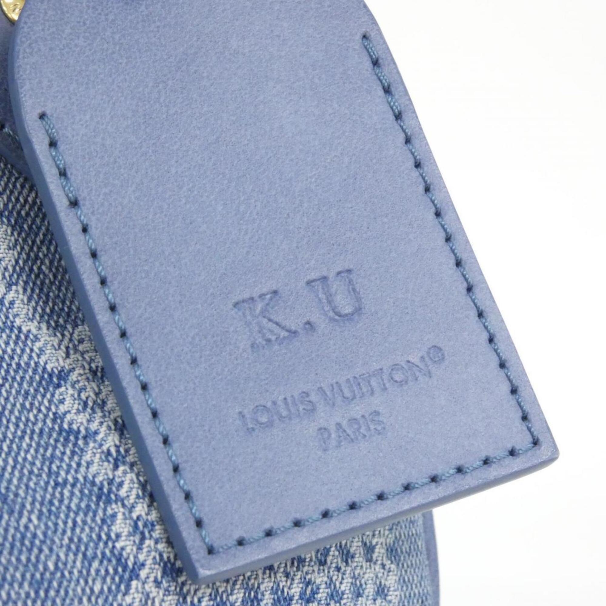 Louis Vuitton Blue Denim Handbag (Pre-Owned)