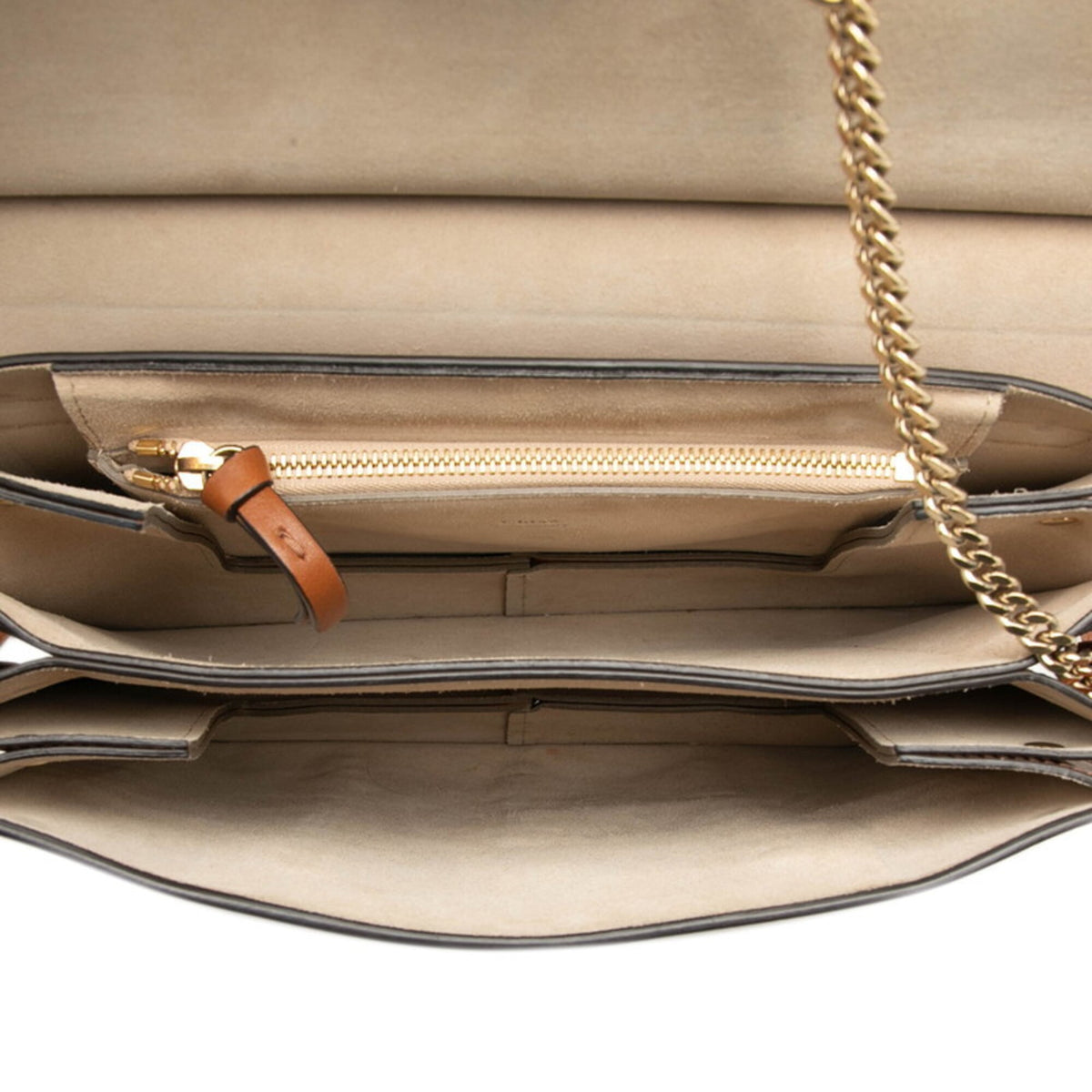 Chloé Black Brown Leather Shoulder Bag (Pre-Owned)