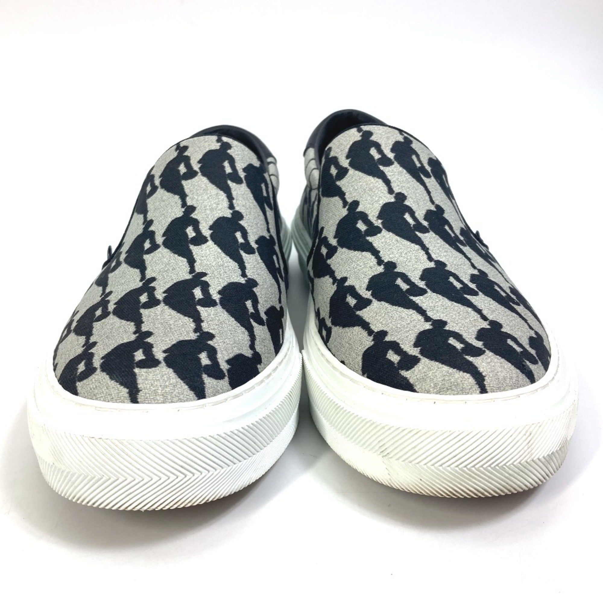 Louis Vuitton Black Gray Sneakers (Pre-Owned)