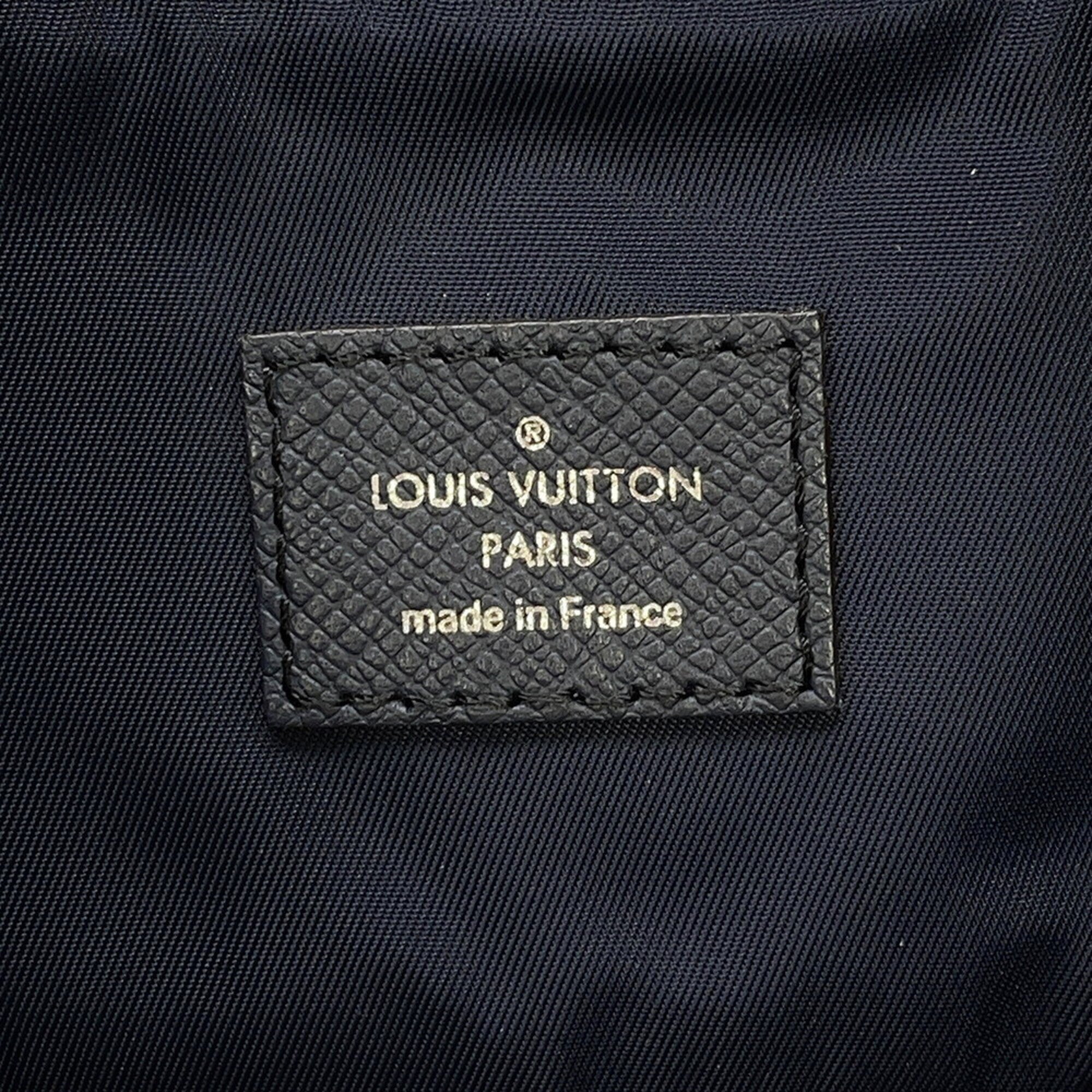 Louis Vuitton Damier Damier Canvas Navy White Backpack (Pre-Owned)