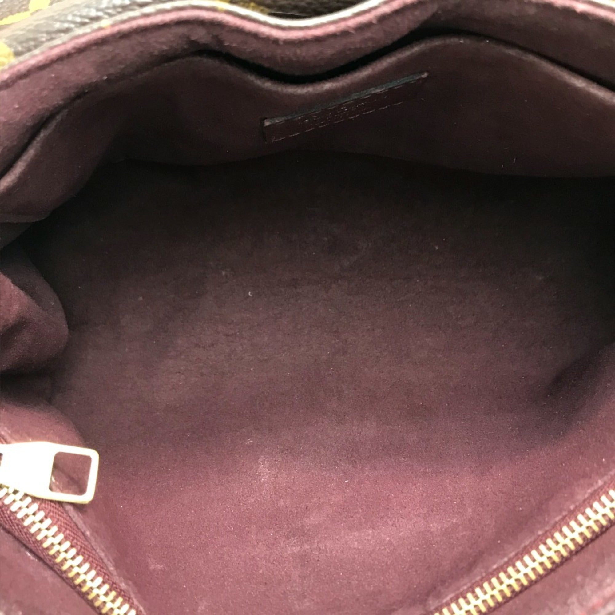 Louis Vuitton Bordeaux Brown Monogram Leather Shoulder Bag (Pre-Owned)