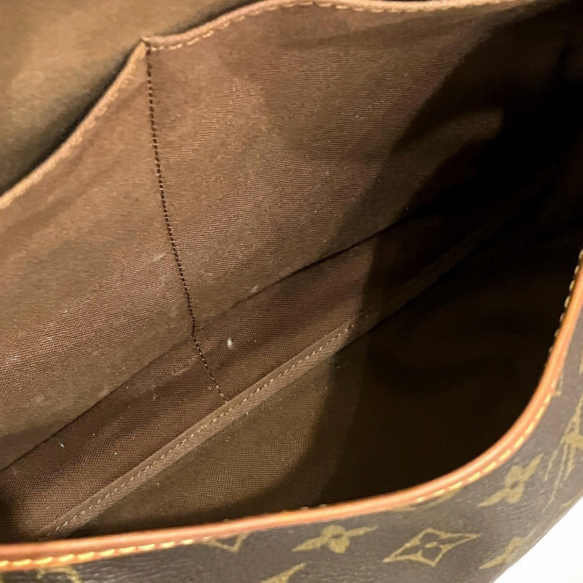 Louis Vuitton Brown Pvc Shoulder Bag (Pre-Owned)