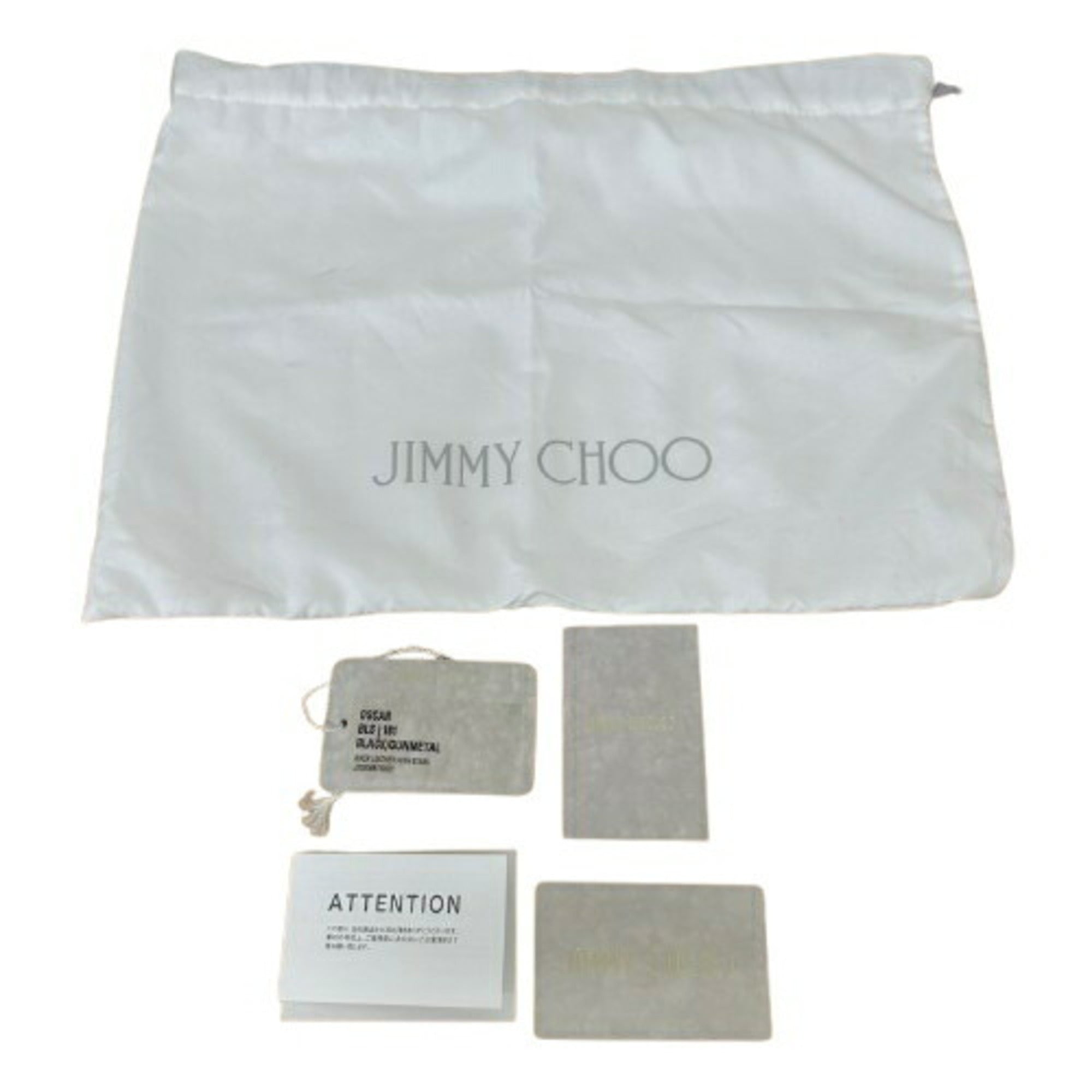 Jimmy Choo Black Leather Fanny Pack Sling Bag (Pre-Owned)