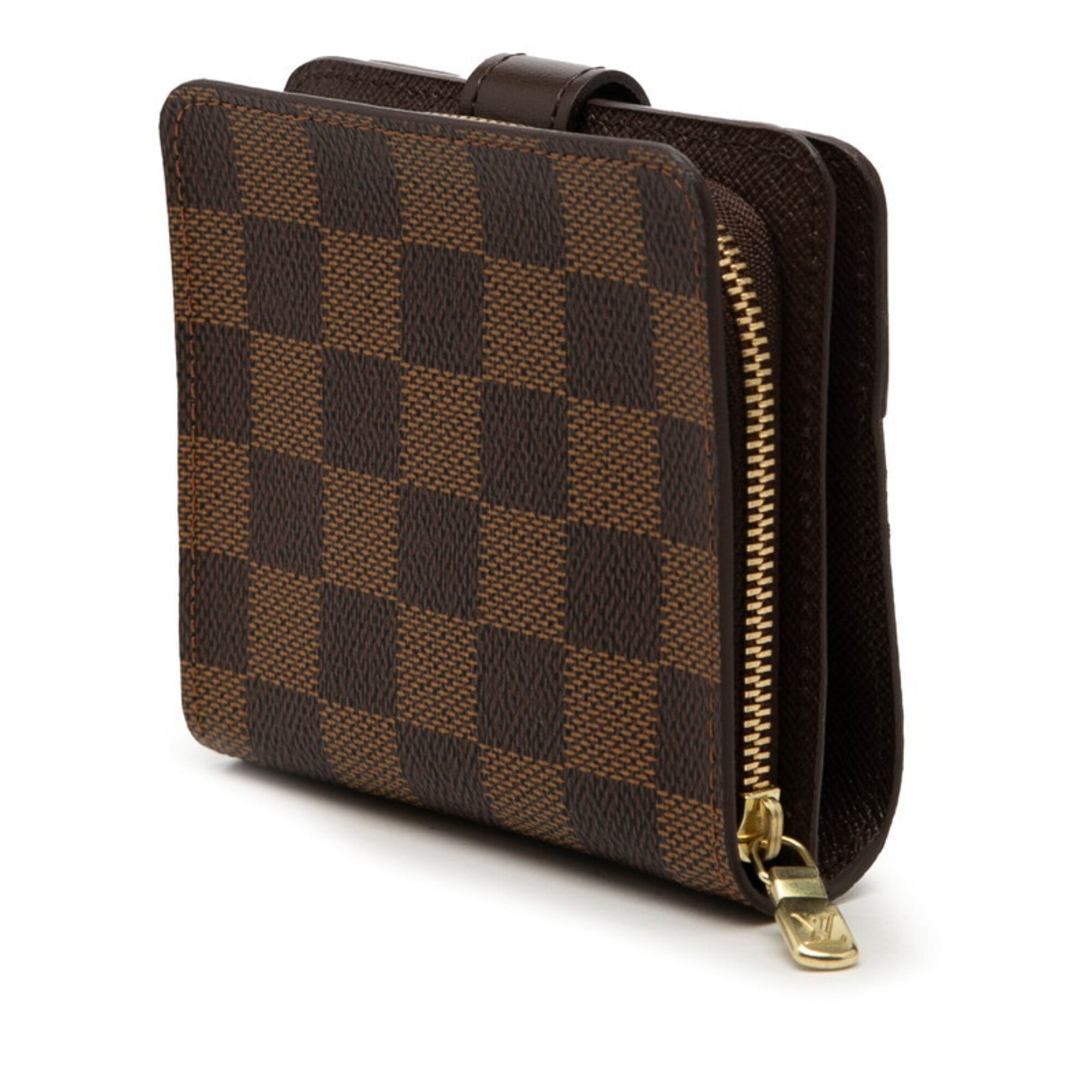 Louis Vuitton Brown Pvc Leather Wallet (Bi-Fold) (Pre-Owned)