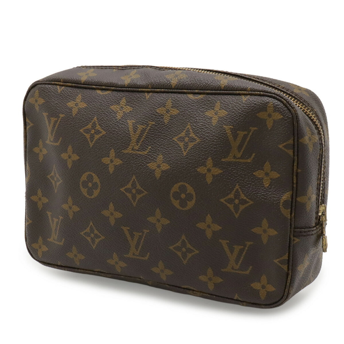 Louis Vuitton Brown Monogram Monogram Clutch Bag Handbag Pouch (Pre-Owned)
