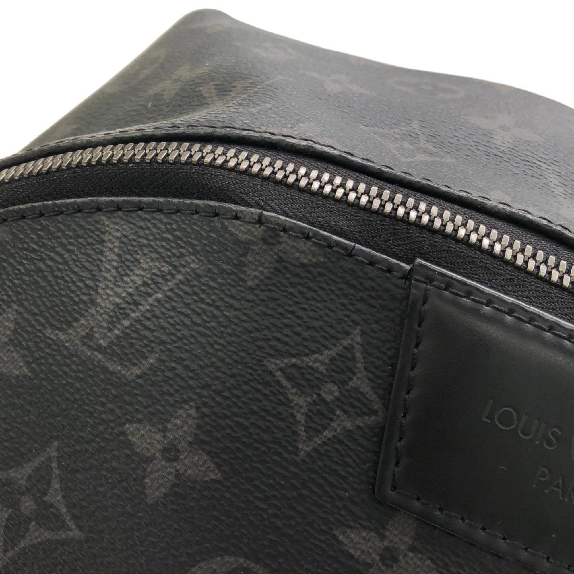 Louis Vuitton Monogram Eclipse Black Coated Canvas Backpack (Pre-Owned)