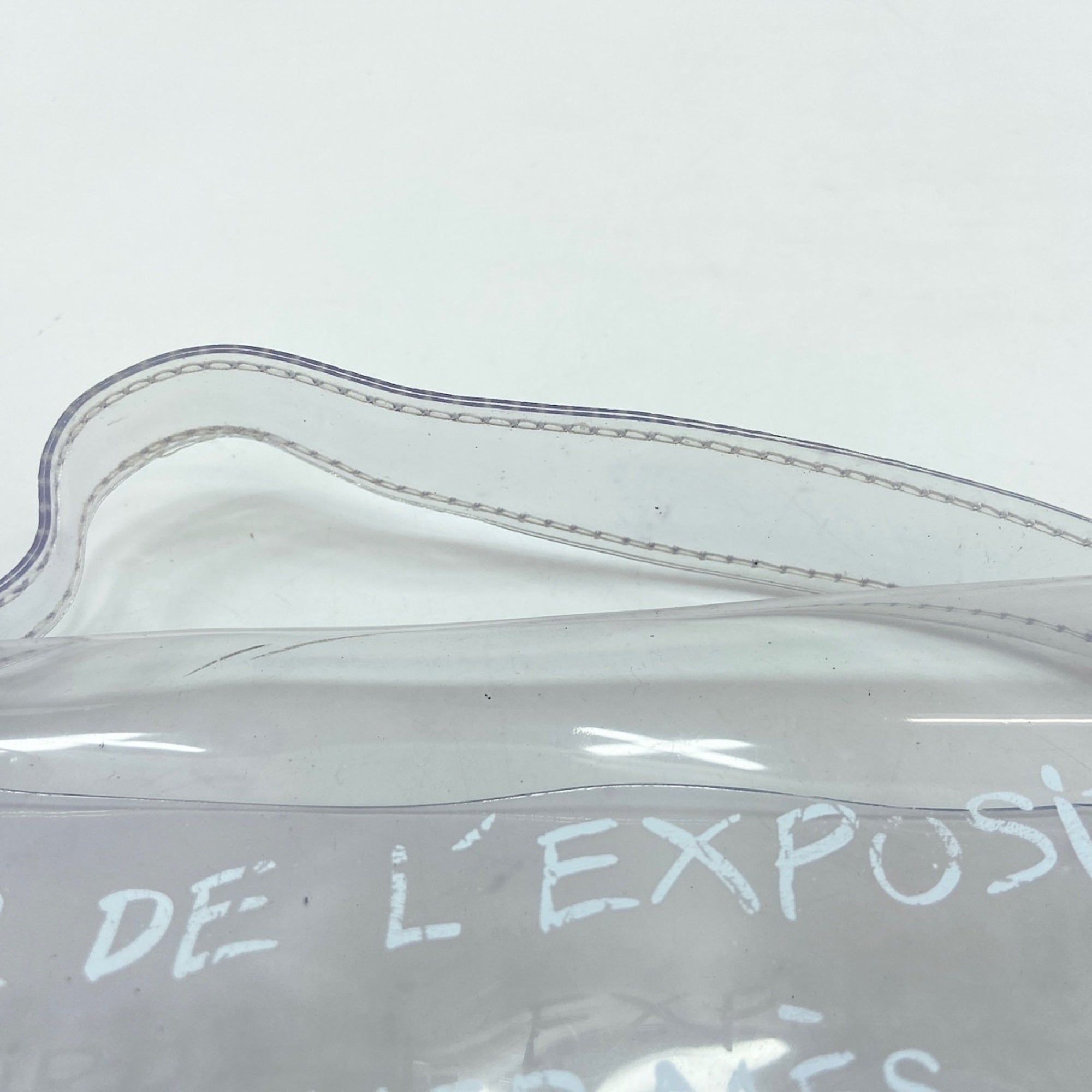 Hermes Clear Vinyl Handbag (Pre-Owned)
