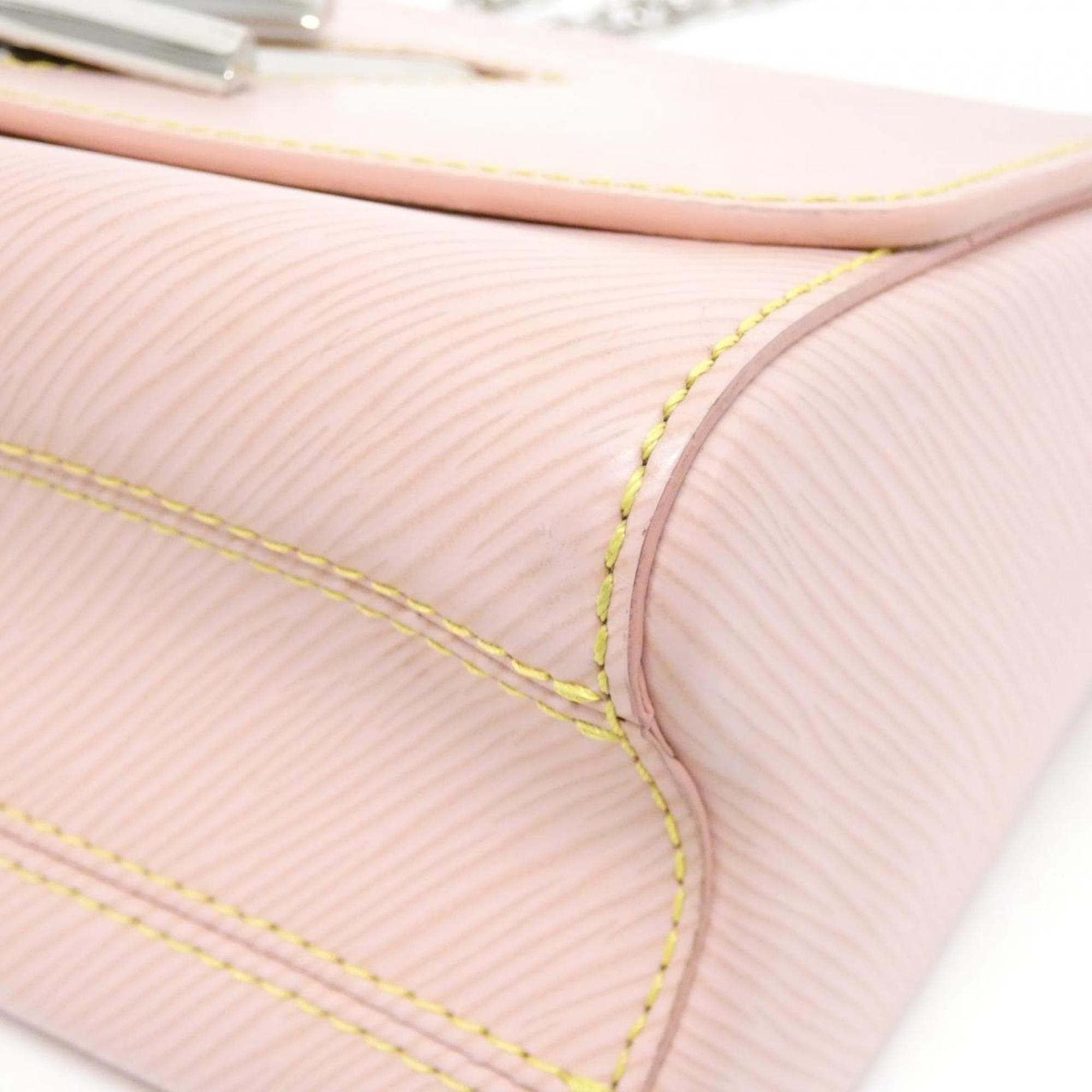 Louis Vuitton Pink Leather Shoulder Bag (Pre-Owned)