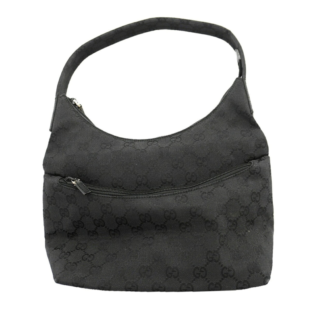 Gucci Black Canvas Shoulder Bag (Pre-Owned)