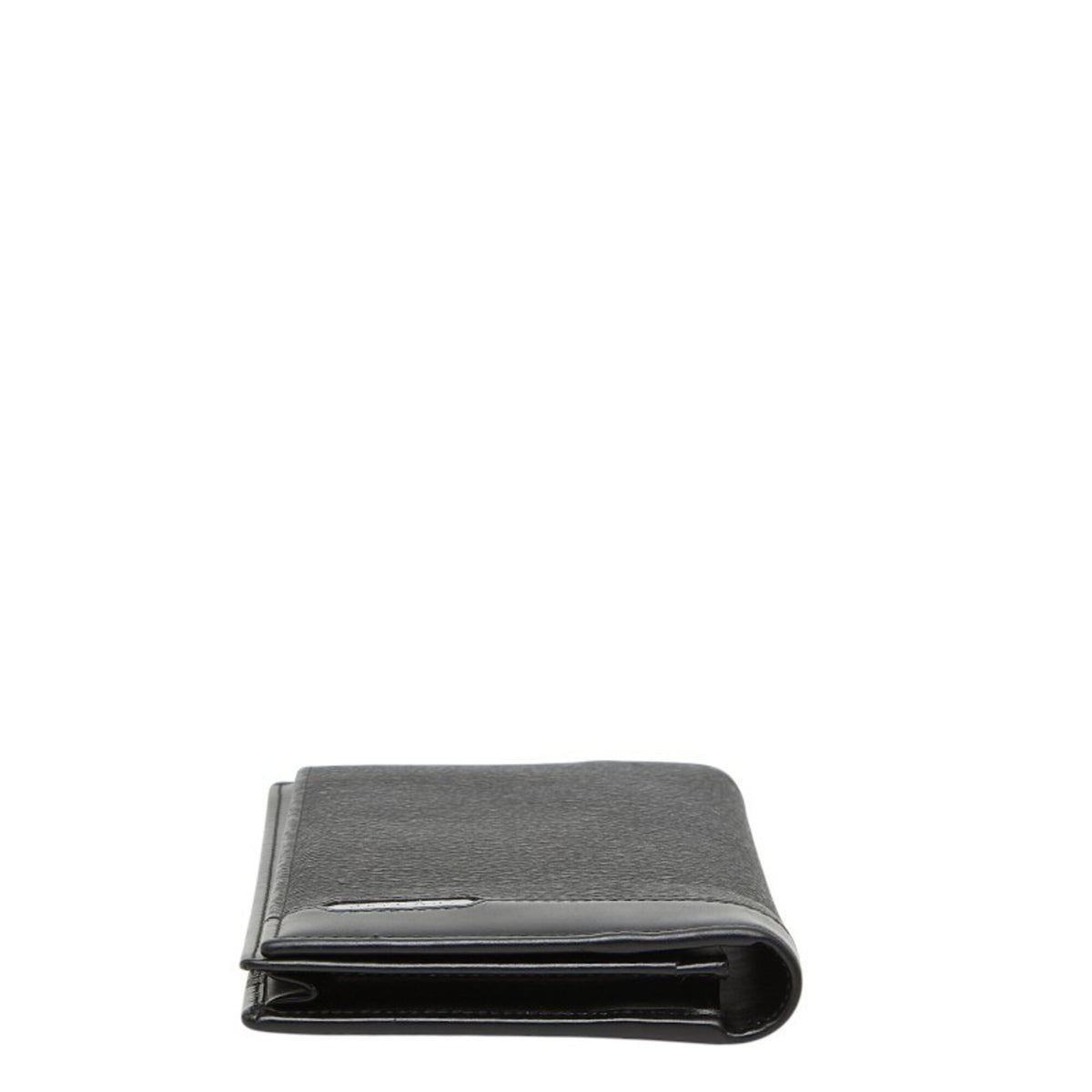 Bvlgari Black Leather Long Wallet (Bi-Fold) (Pre-Owned)