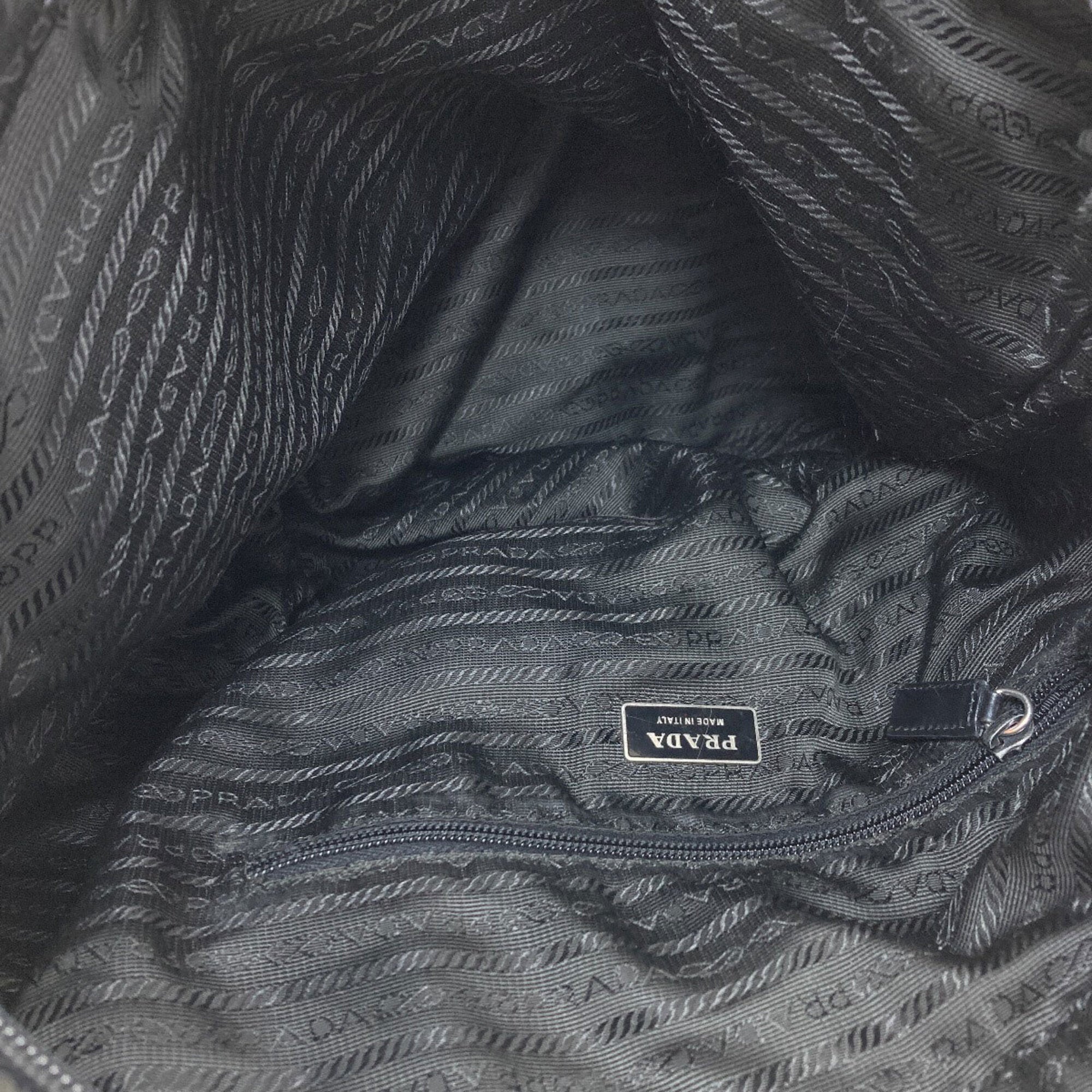 Prada Black Nylon Tote Bag (Pre-Owned)