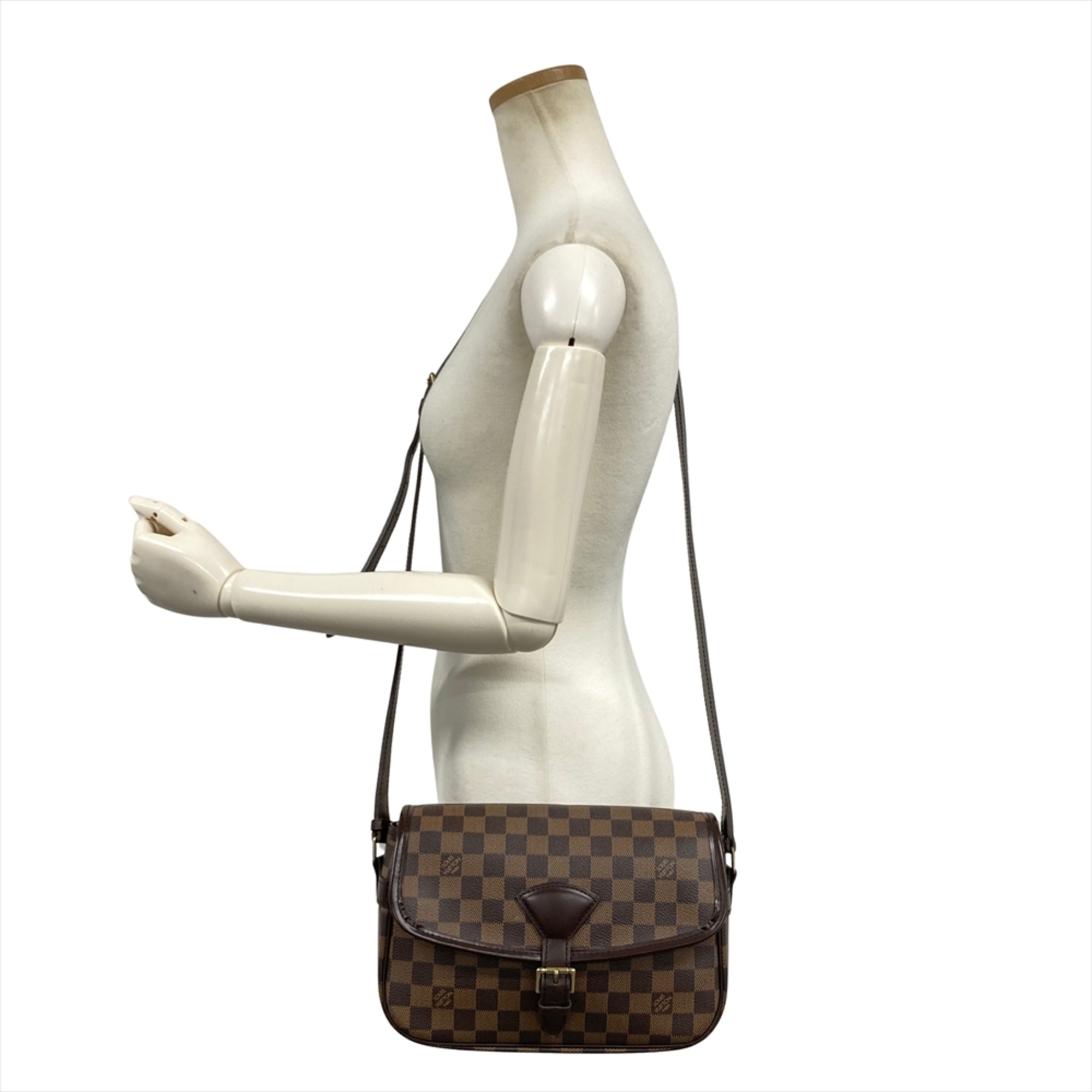 Louis Vuitton Brown Damier Canvas Ebene Shoulder Bag (Pre-Owned)