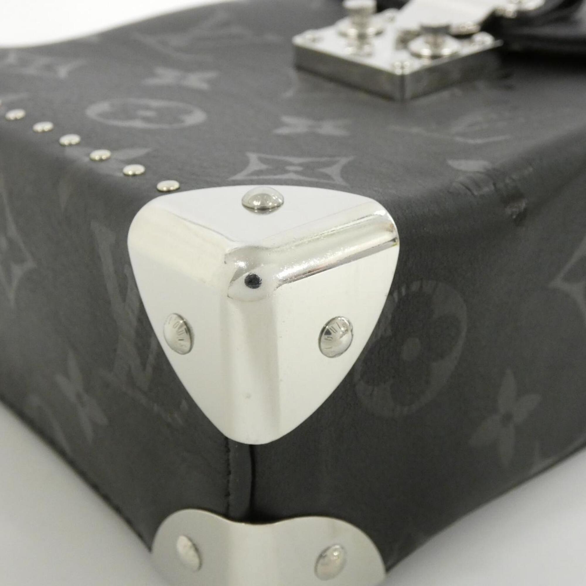Louis Vuitton Black Leather Handbag (Pre-Owned)