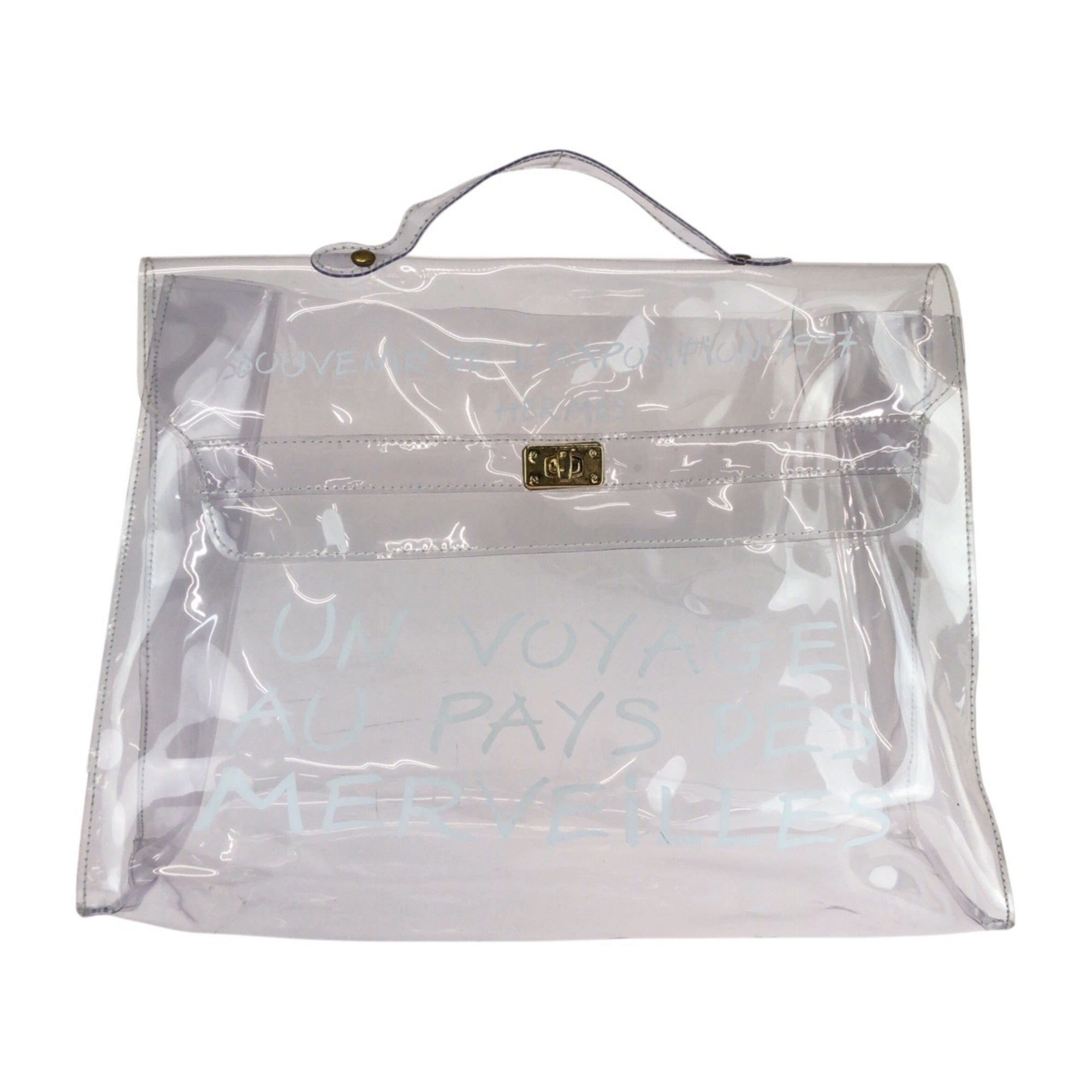 Hermes Clear Vinyl Handbag (Pre-Owned)