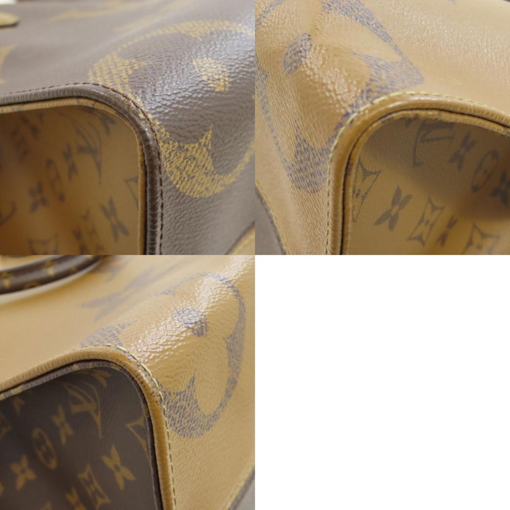 Louis Vuitton Brown Monogram Reverse Tote Bag (Pre-Owned)