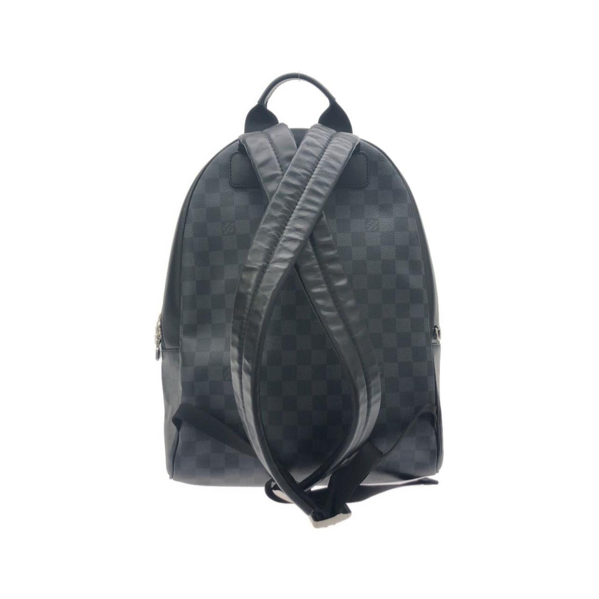 Louis Vuitton Graphite Coated Canvas Backpack (Pre-Owned)
