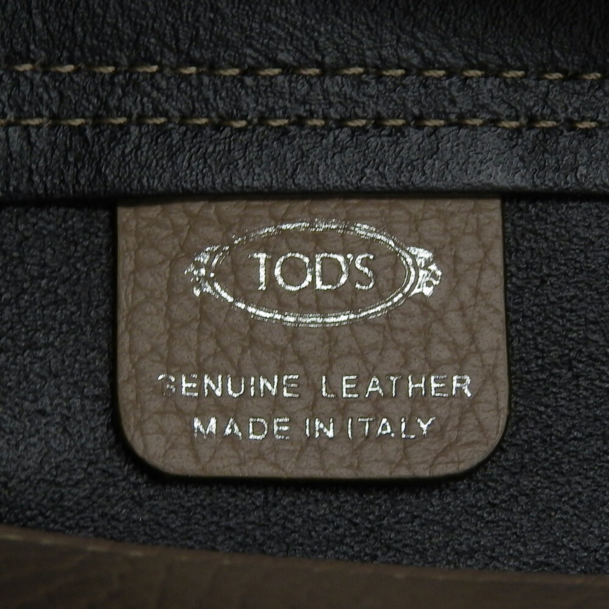 Tod's Beige Leather Handbag (Pre-Owned)