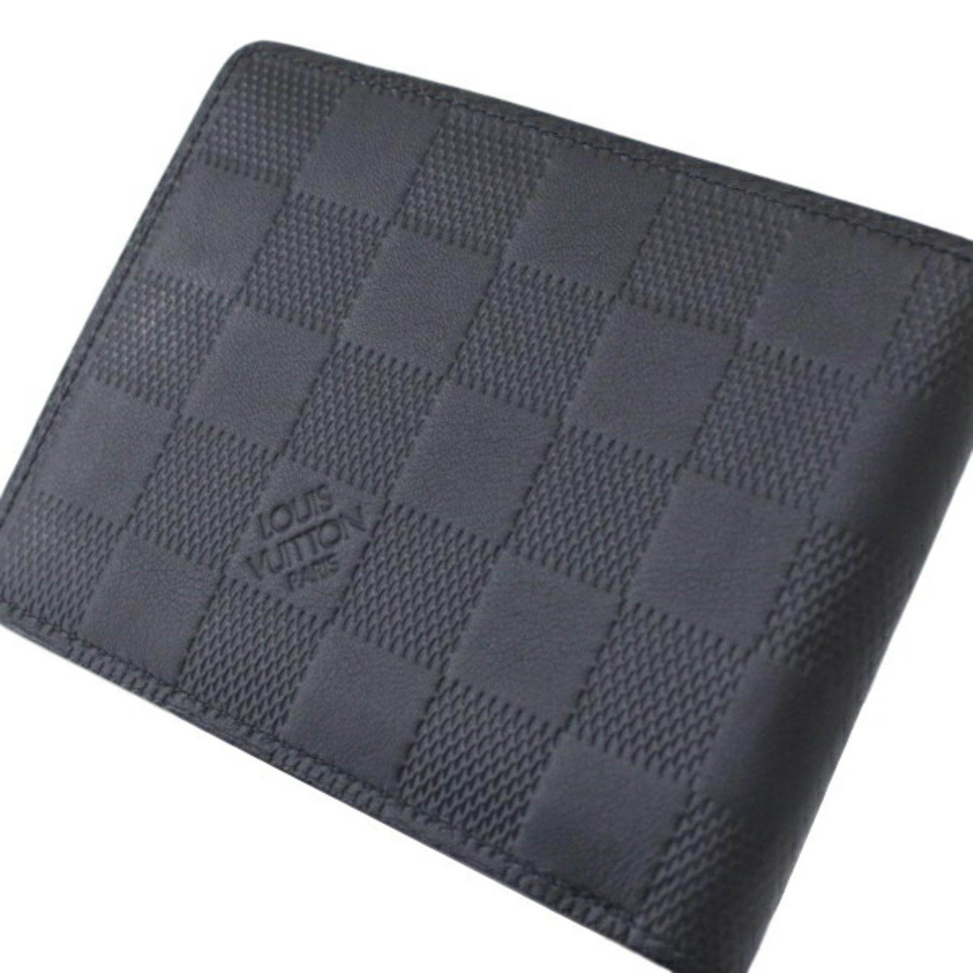Louis Vuitton Black Infini Damier Infini Wallet (Bi-Fold) (Pre-Owned)