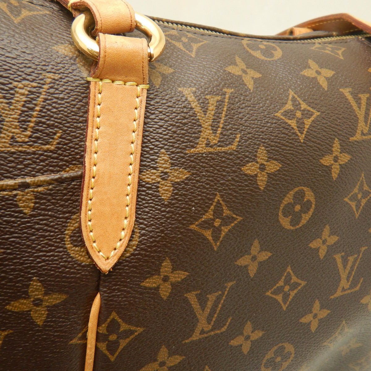 Louis Vuitton Black Brown Monogram Monogram Canvas Tote Bag (Pre-Owned)