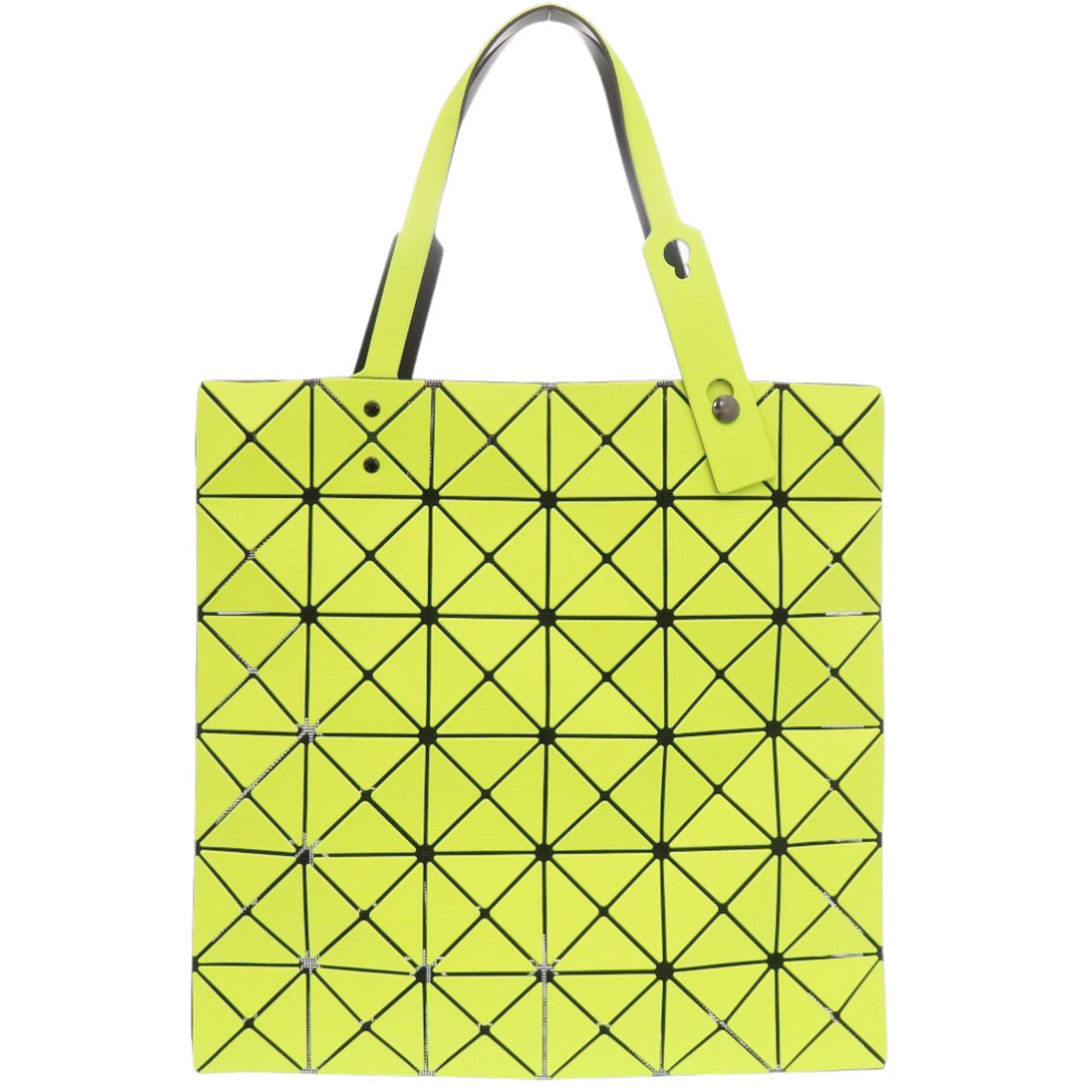 Issey Miyake Yellow Polyester Nylon Handbag (Pre-Owned)
