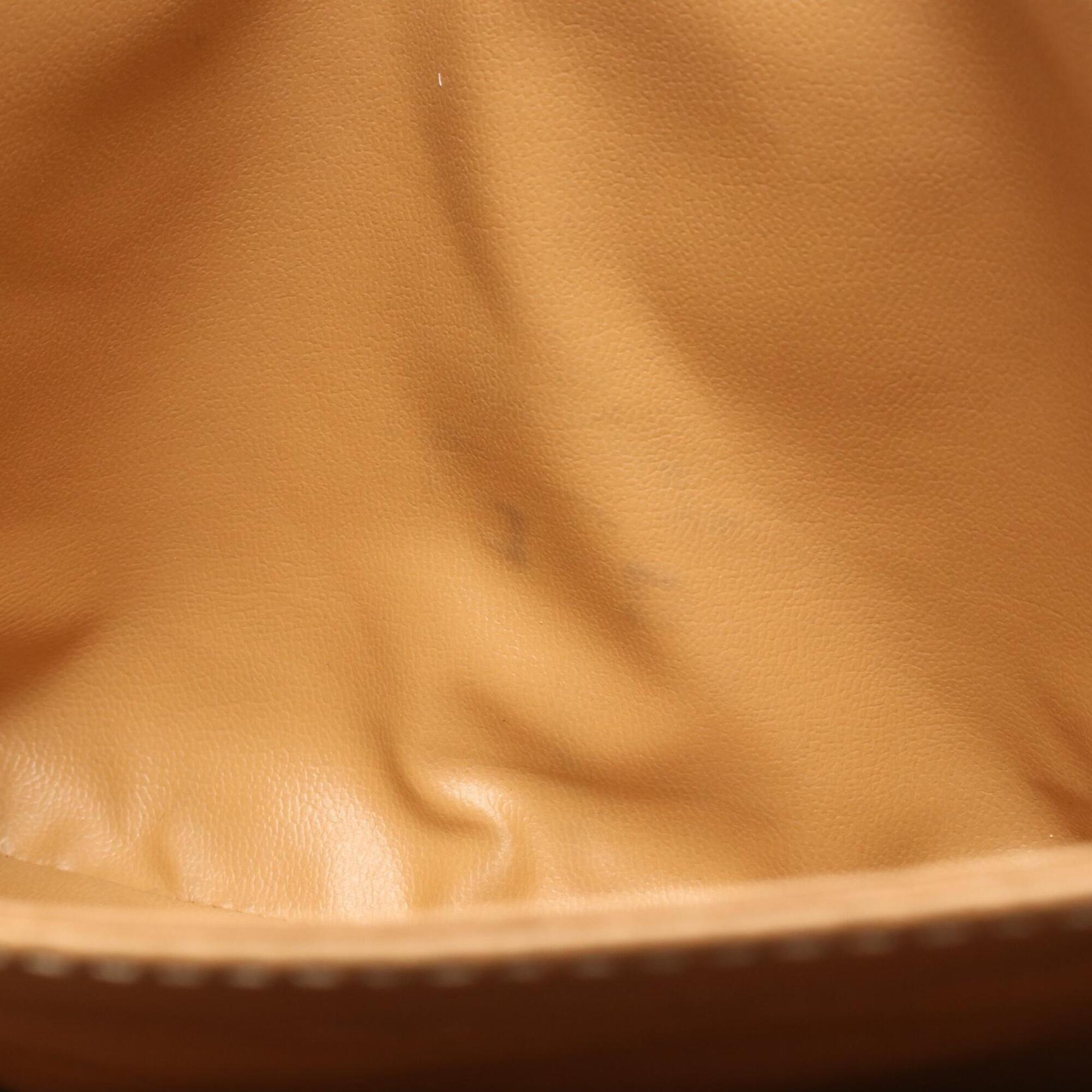 Celine Brown Coated Canvas Handbag Shoulder Bag (Pre-Owned)