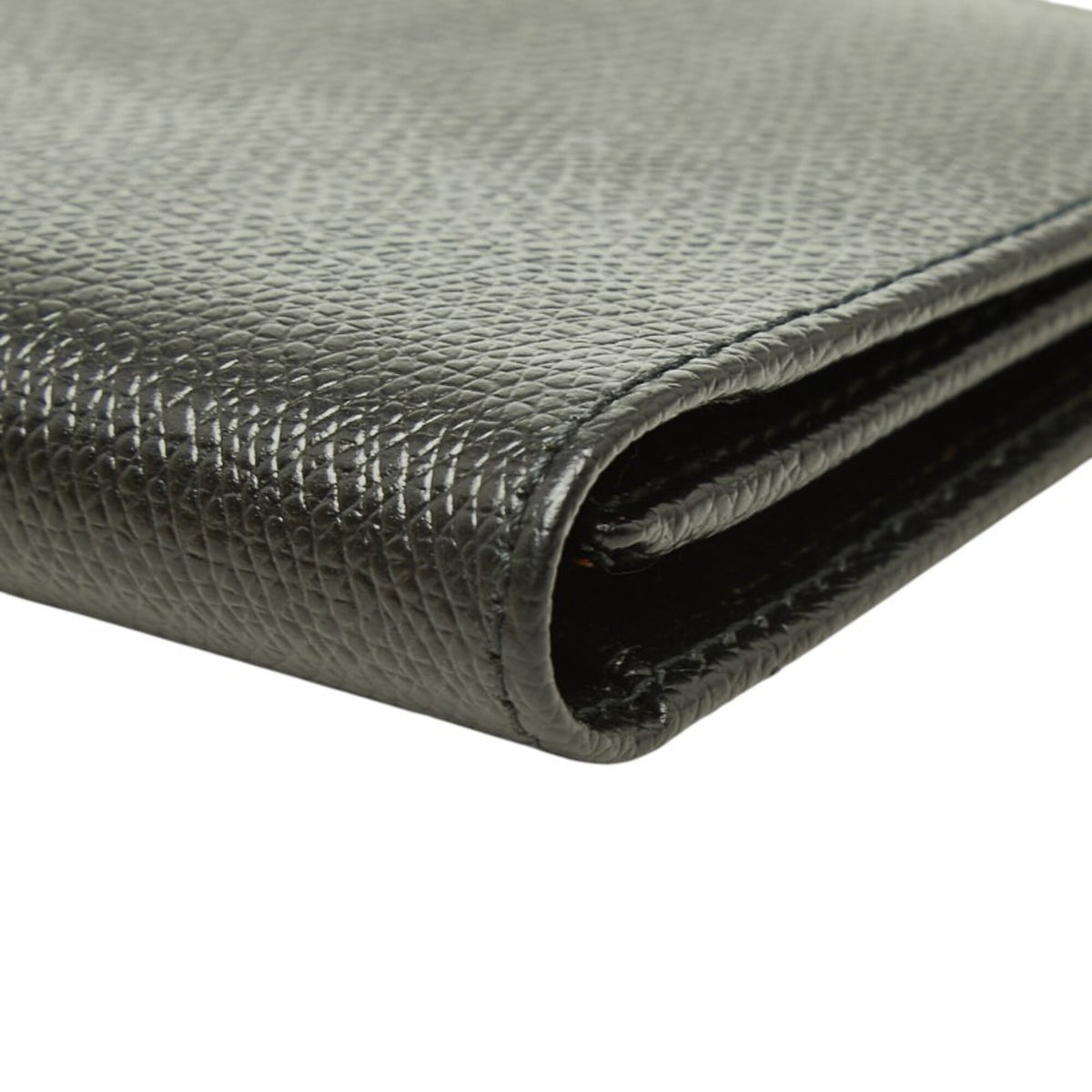 Christian Dior Black Leather Long Wallet (Bi-Fold) (Pre-Owned)