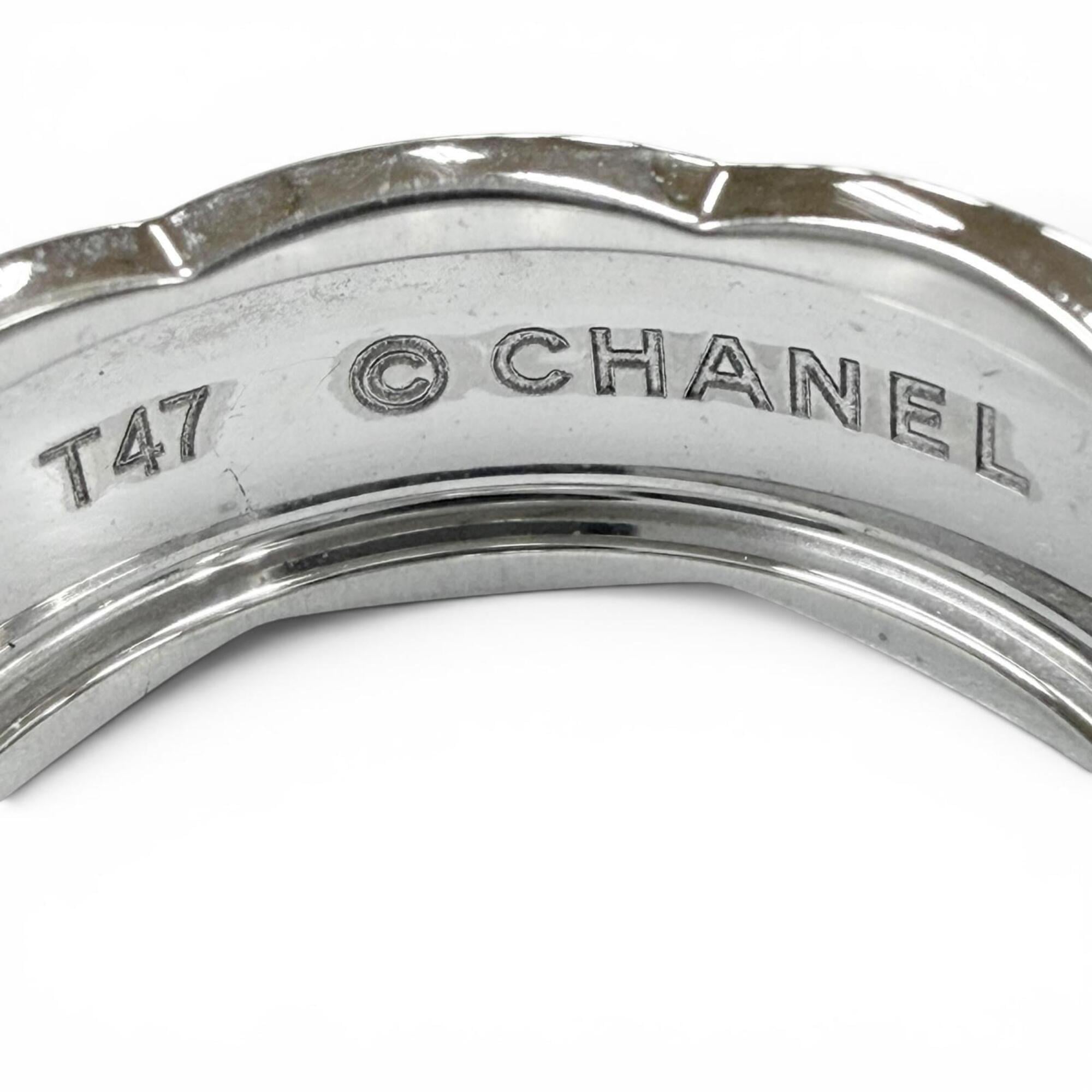 Chanel Silver Band Ring (Pre-Owned)